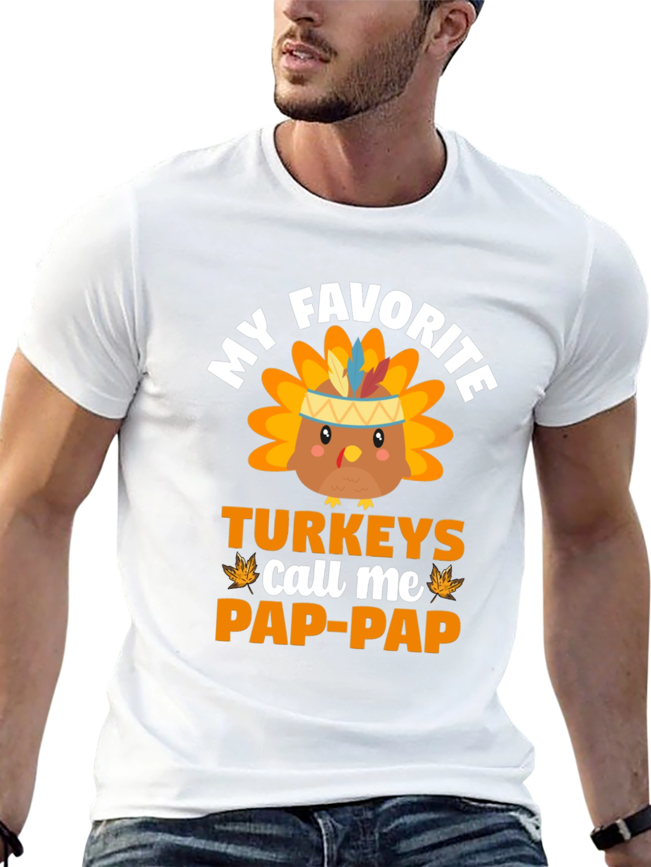 My Favorite Turkeys Call Me Pap-Pap T-Shirt