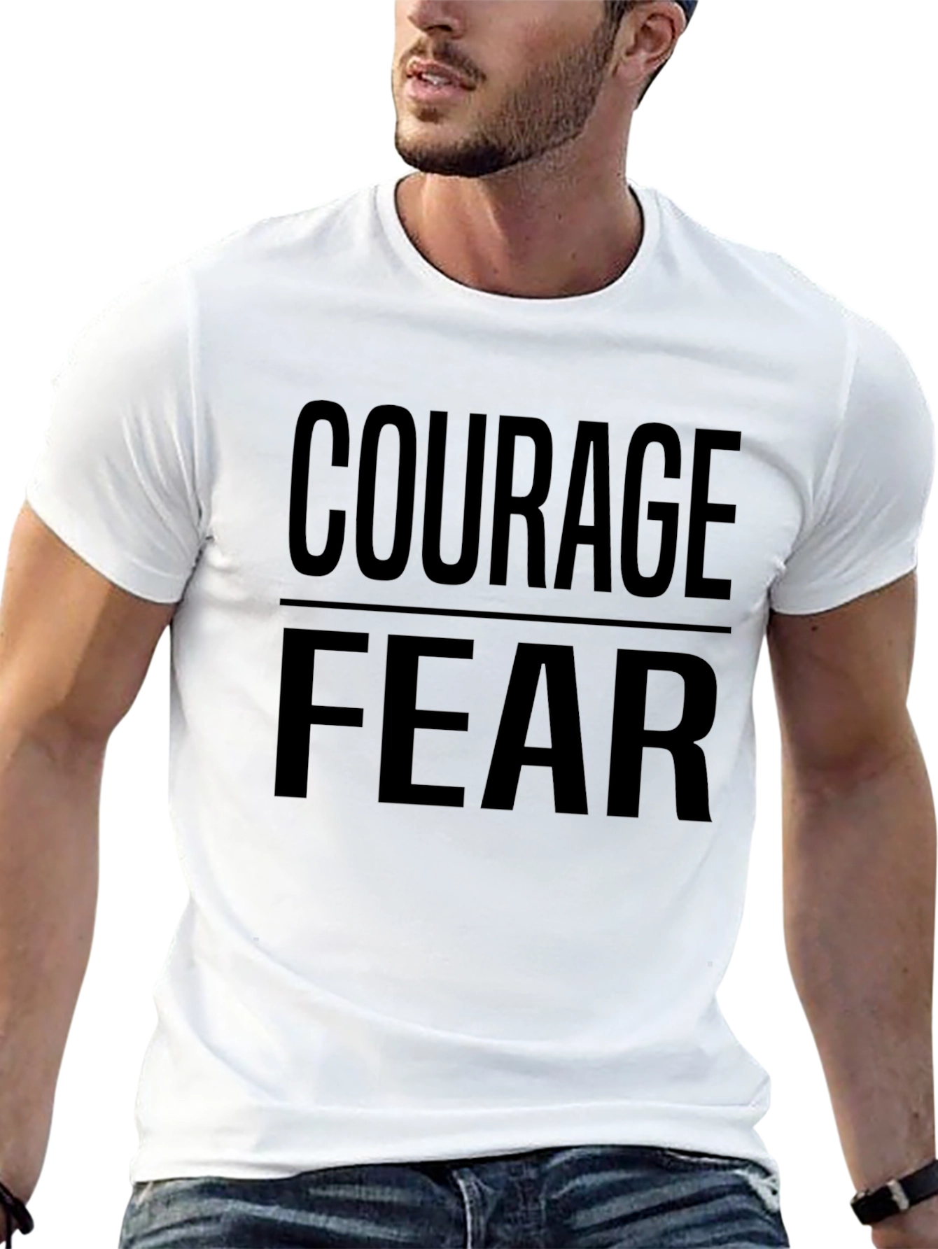 Courage Over Fear Graphic T-Shirt