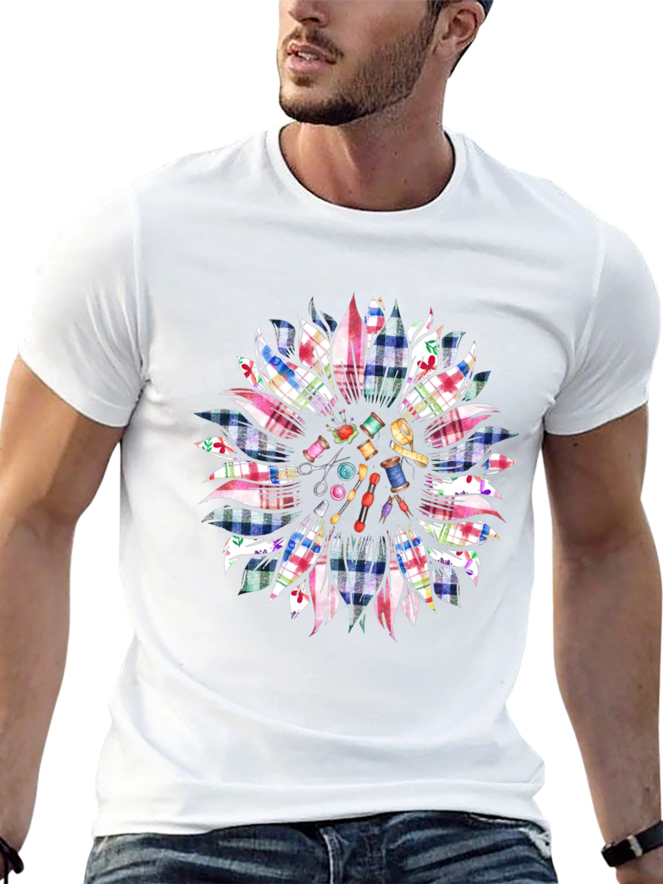 Crafting Sunflower T-Shirt
