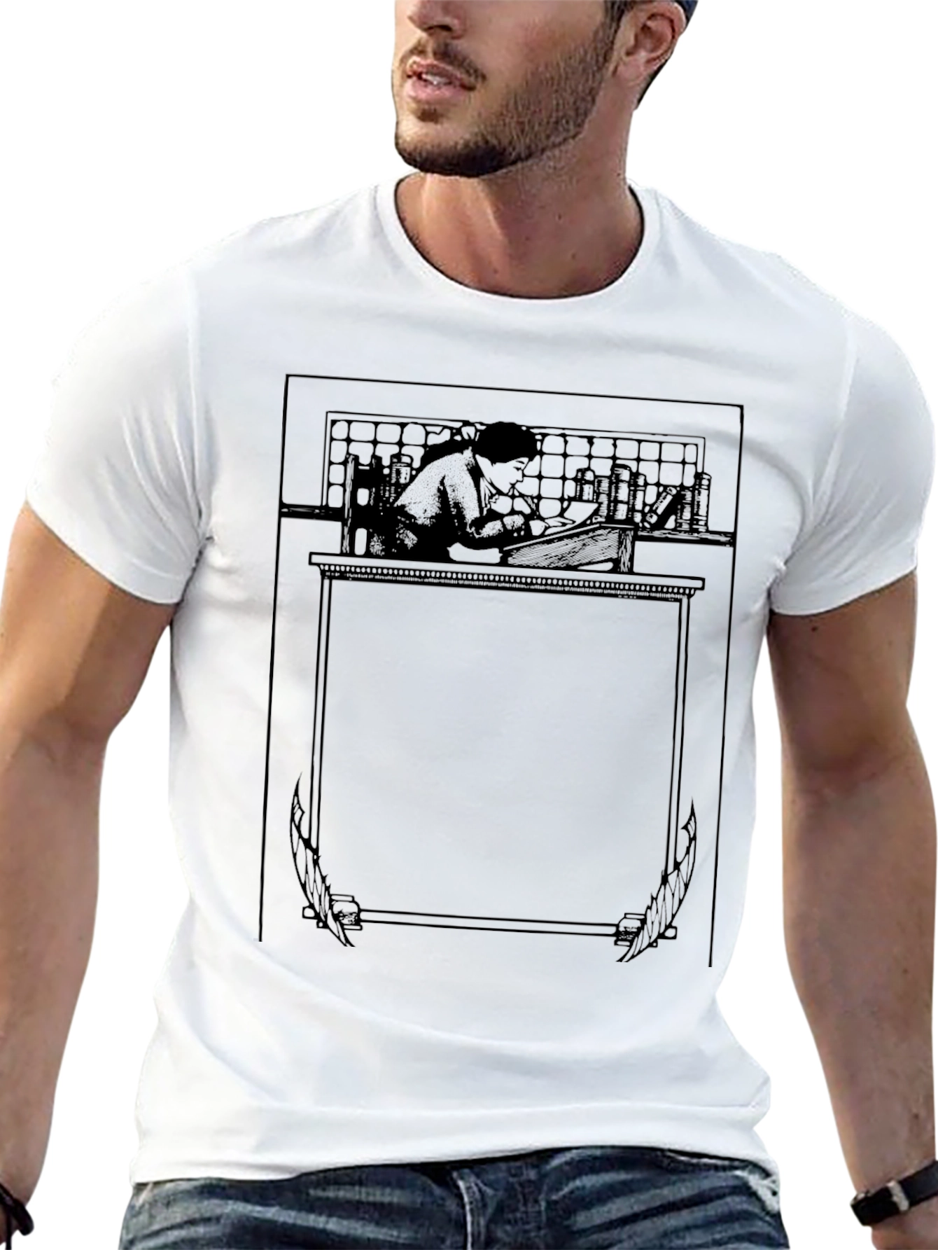 Literary Desk Black T-Shirt