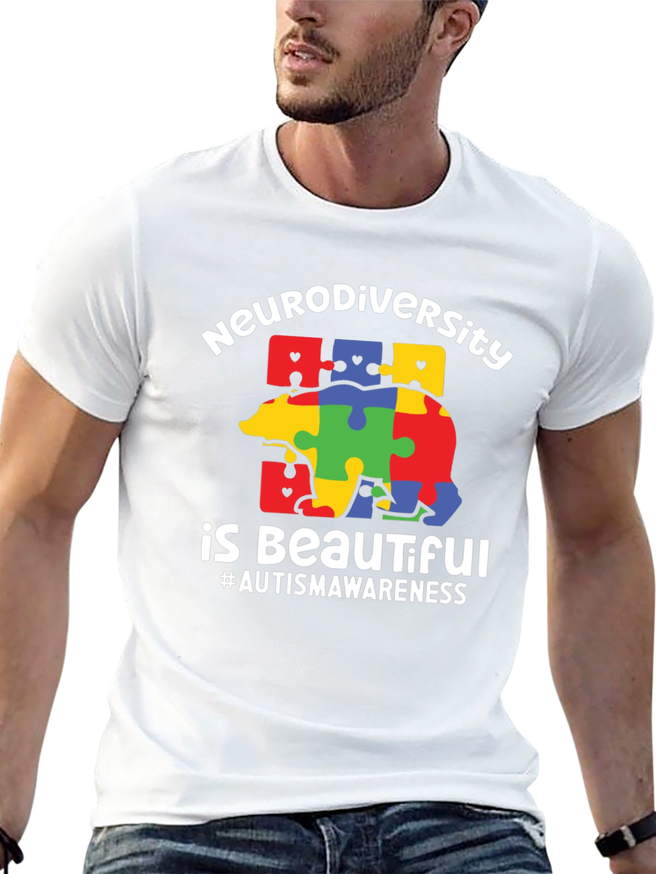 Neurodiversity Autism Awareness Graphic T-Shirt