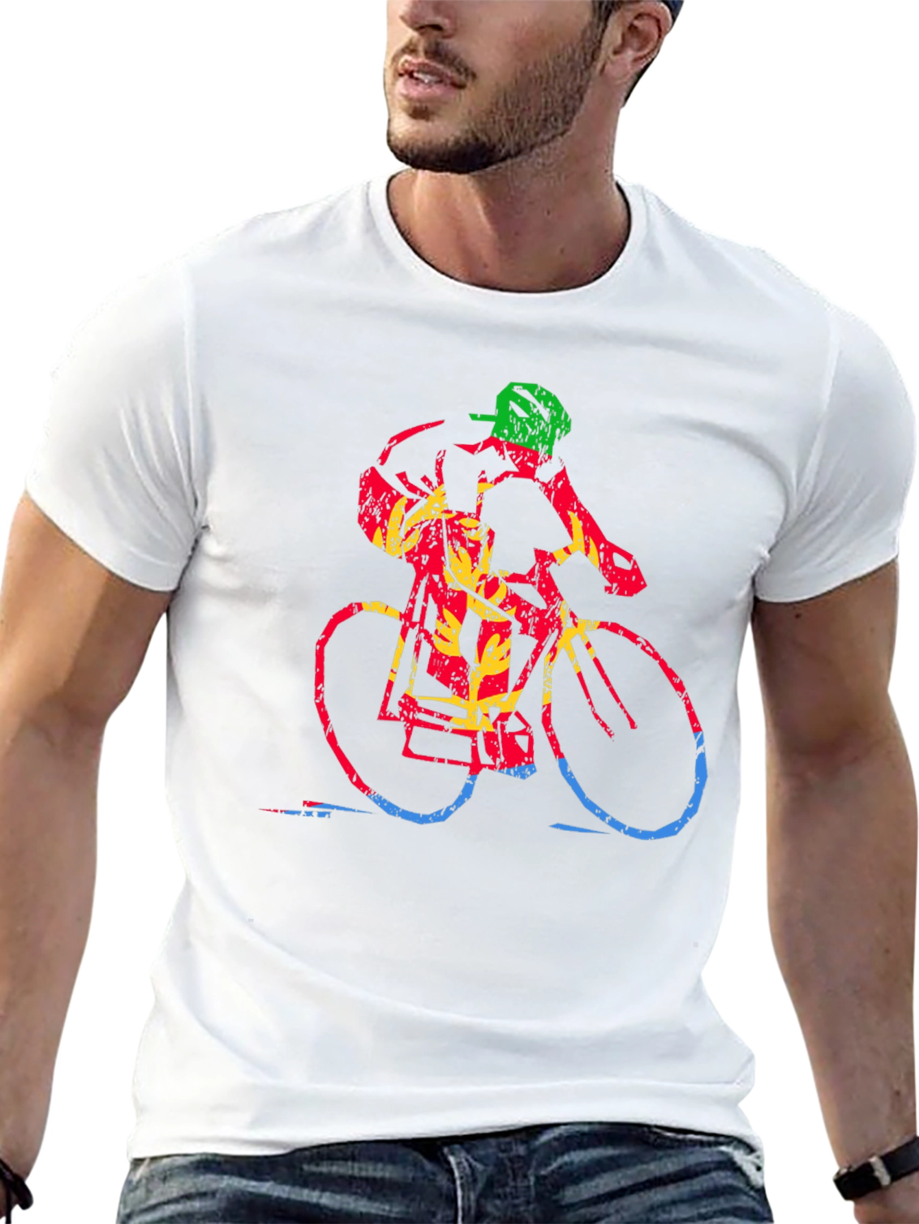 Colorful Cycling T-Shirt