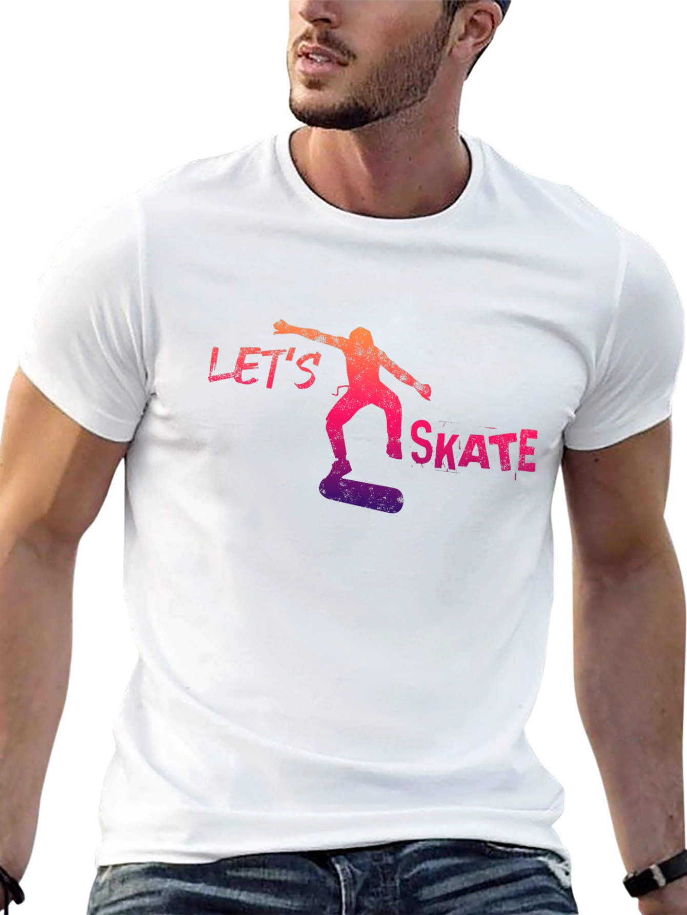 Lets Skate T-Shirt - Cool Skater Tee
