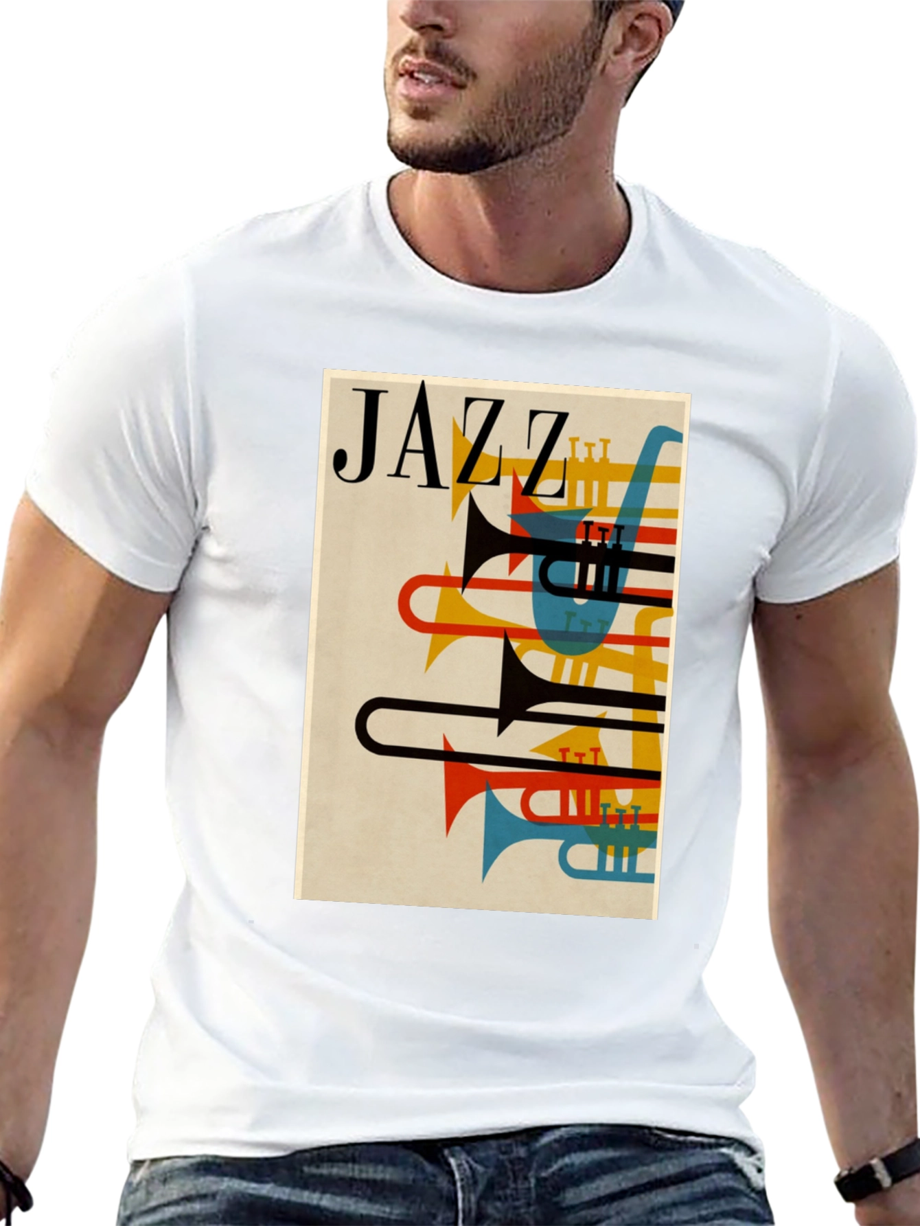 JAZZ Graphic T-Shirt - Retro Style Music Tee