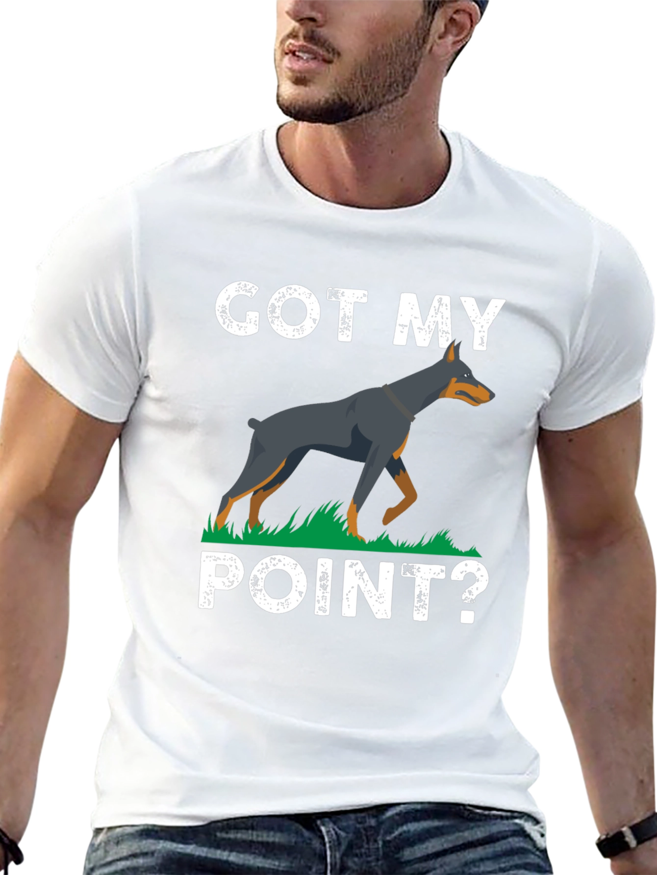 Got My Point? Doberman Graphic Tee