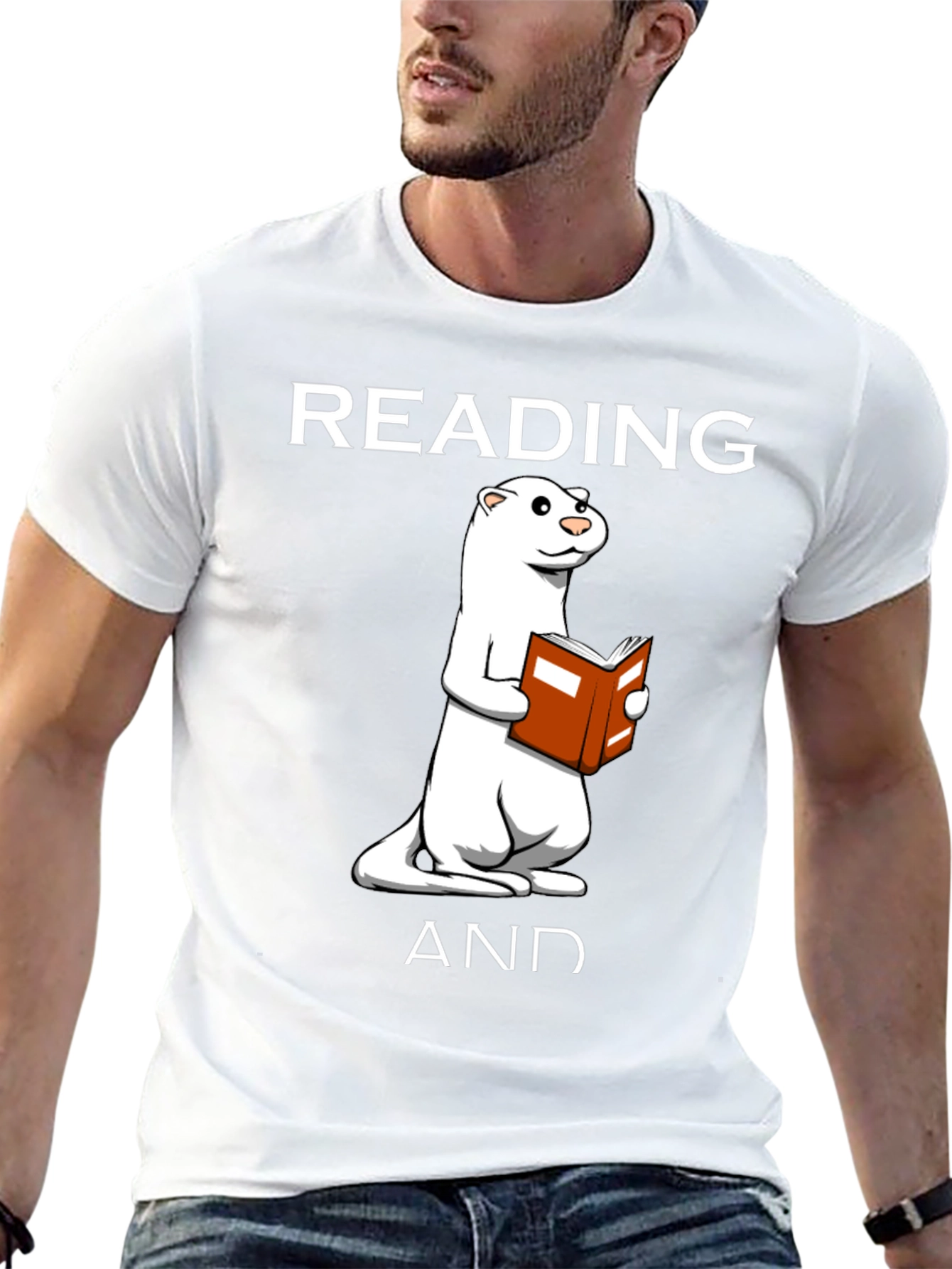 Reading Ferret Graphic T-Shirt