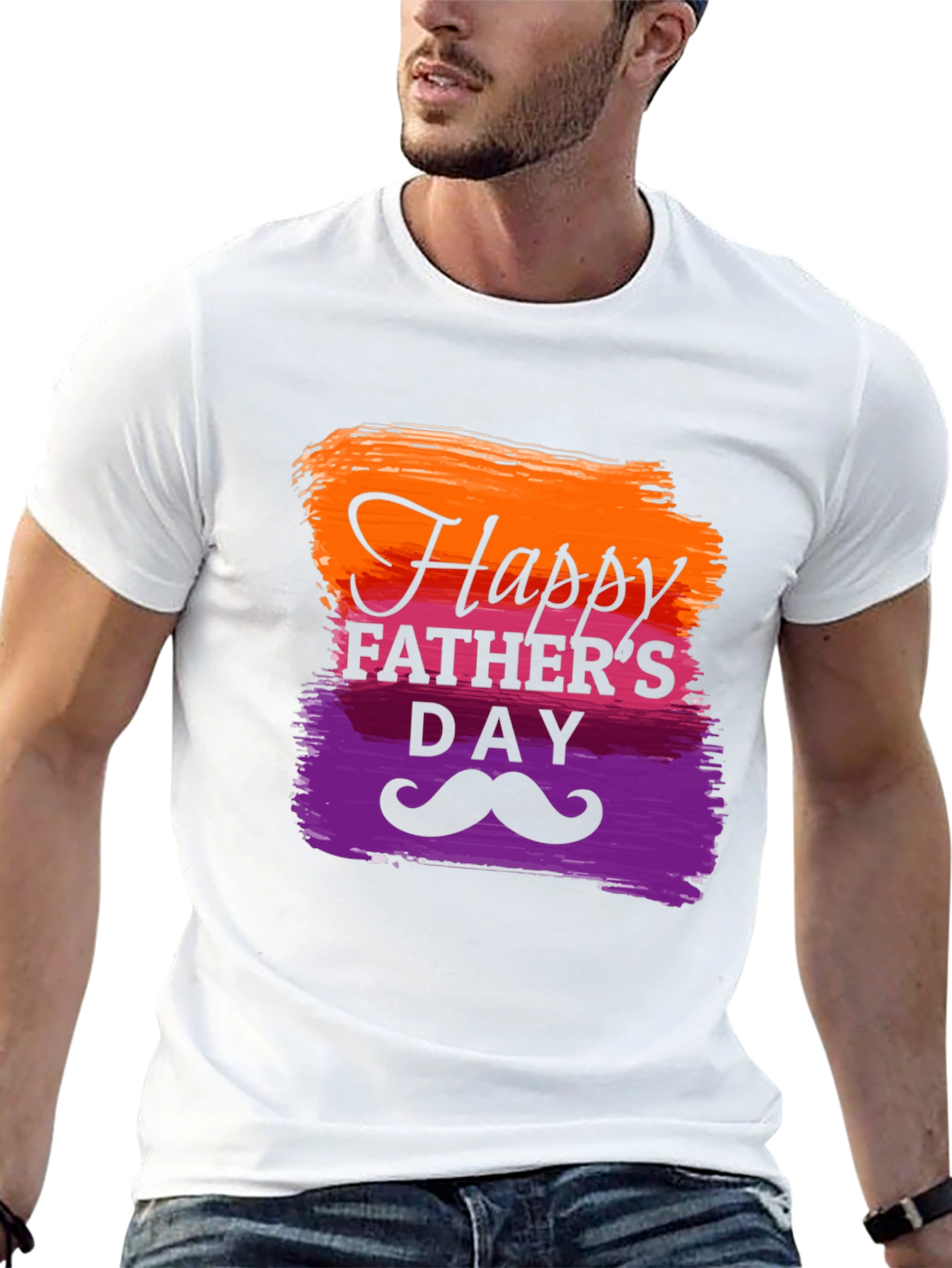 Happy Fathers Day T-Shirt - Stylish Dad Tee