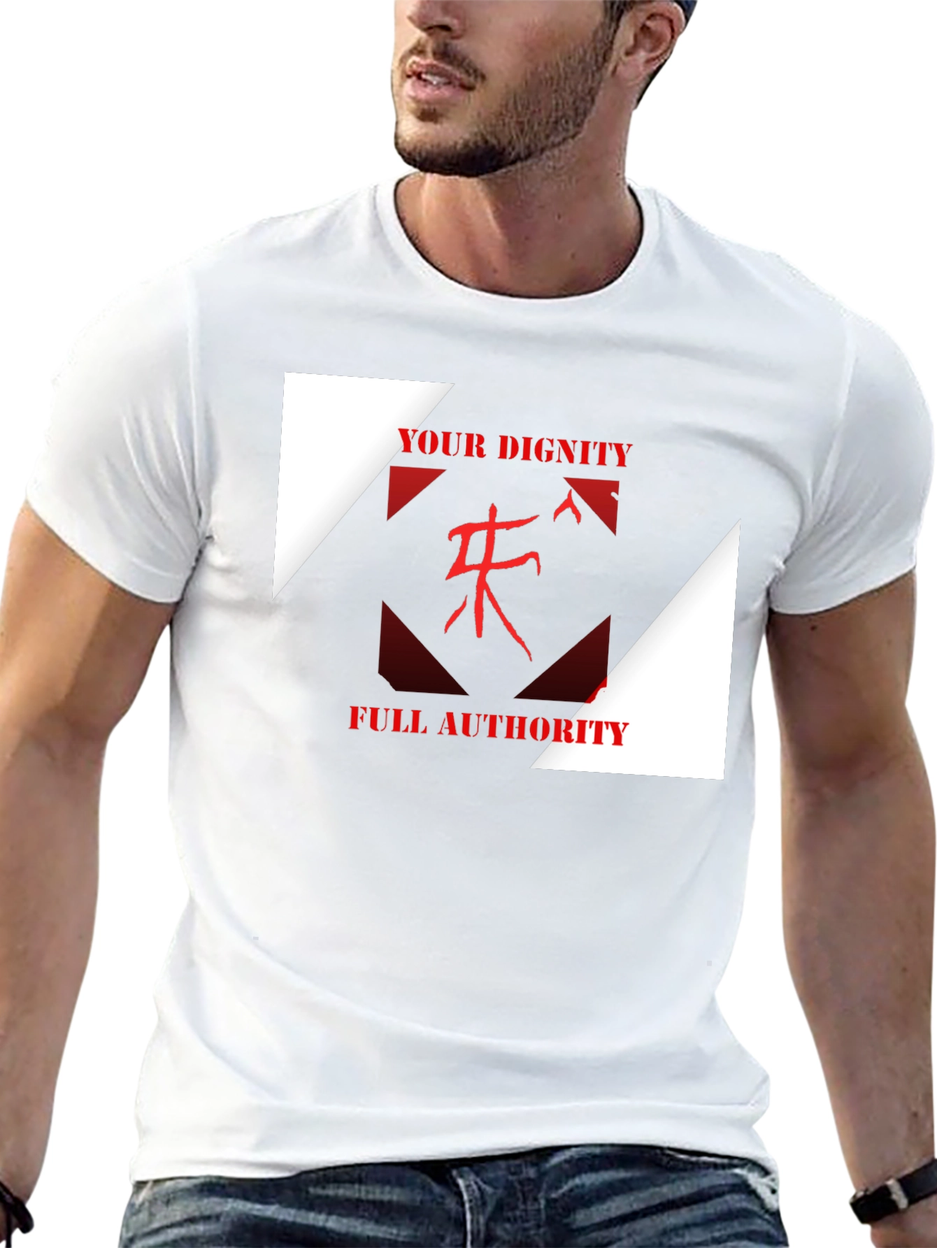 Statement Graphic Tee - Your Dignity Full Authority