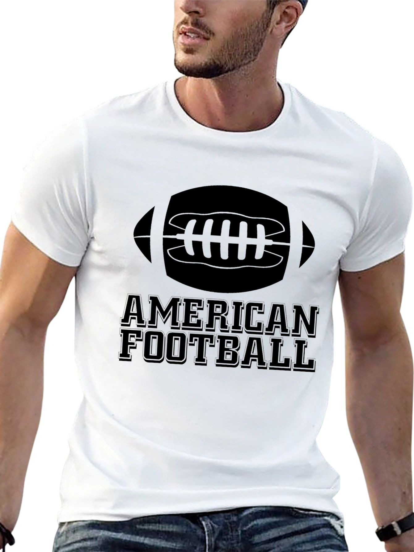 American Football Graphic T-Shirt