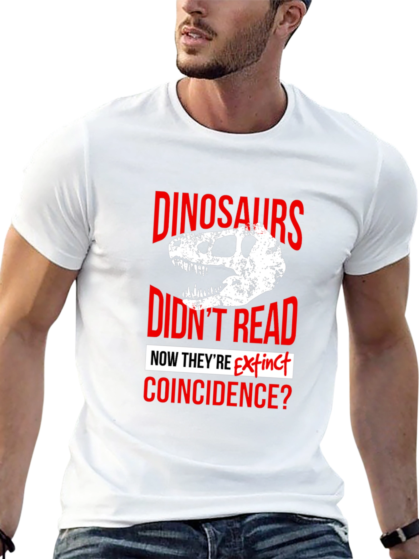 Dinosaurs Didnt Read T-Shirt