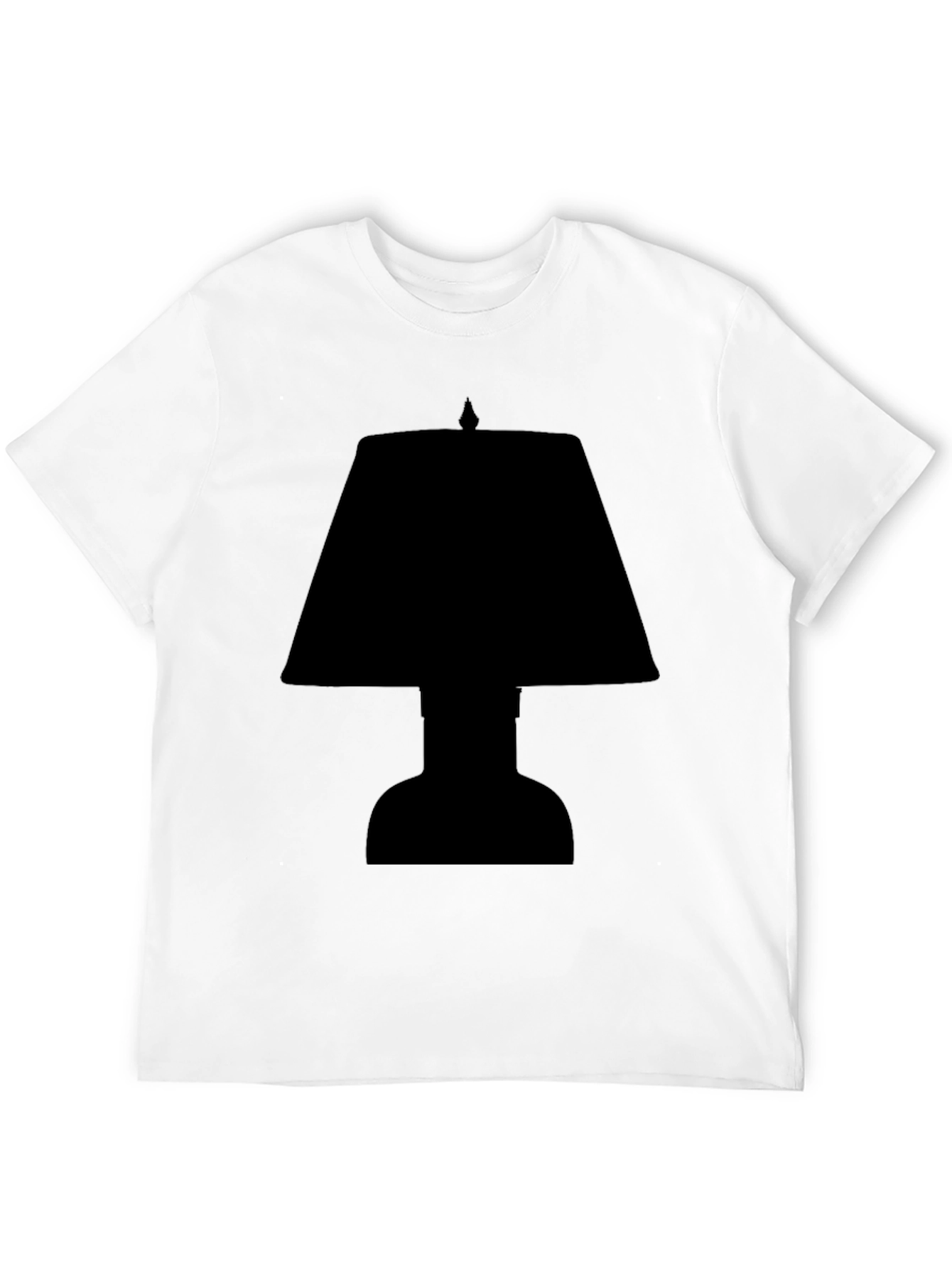 Silhouette Lamp Graphic Tee - Stylish & Unique