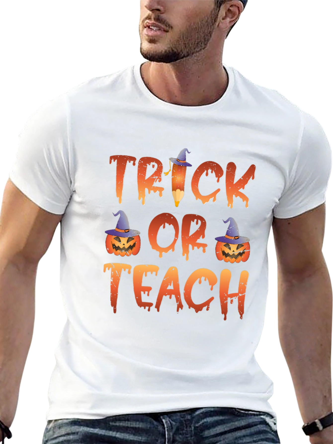 Trick or Teach Halloween T-Shirt