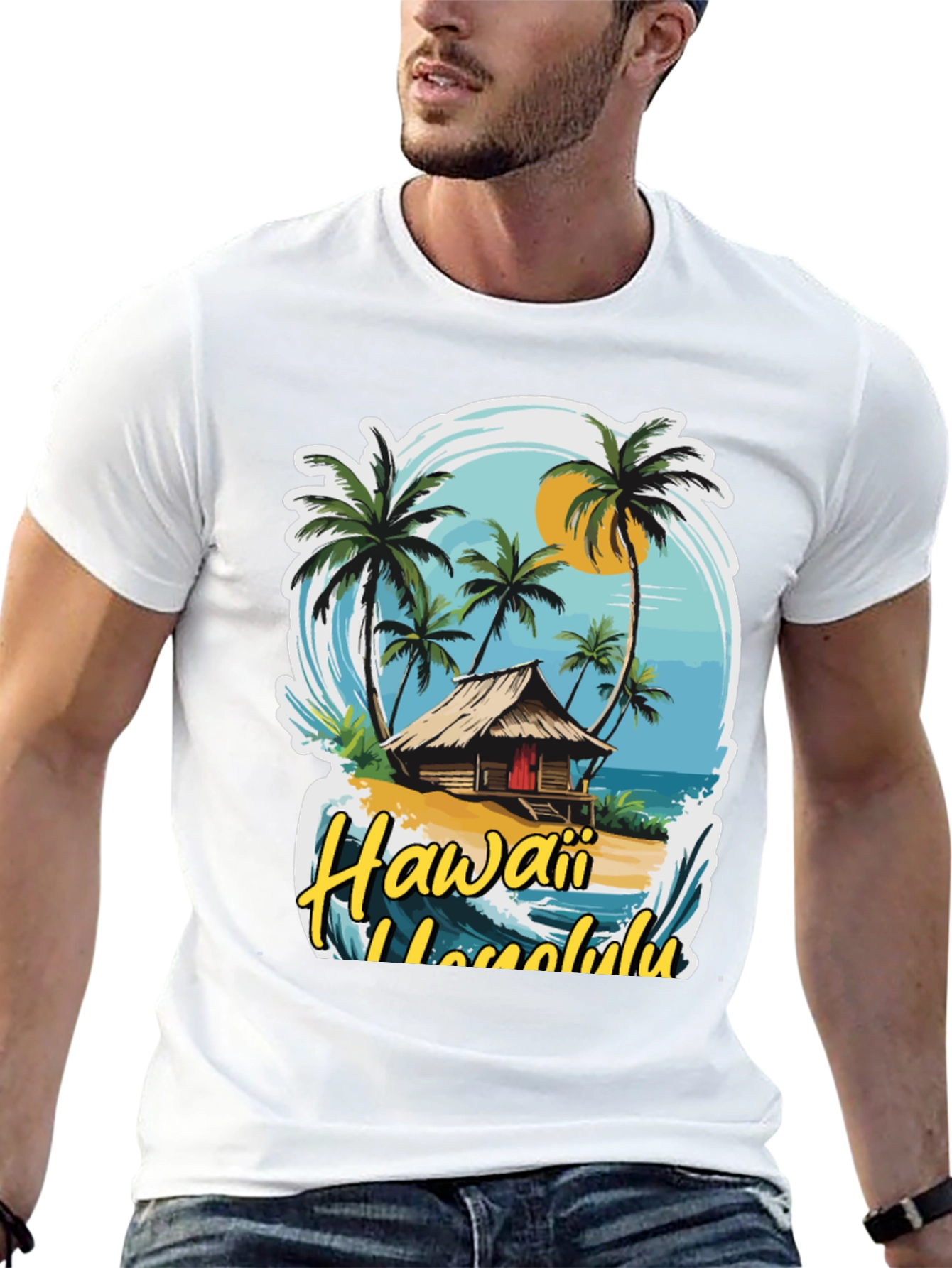 Hawaii Honolulu Graphic T-Shirt