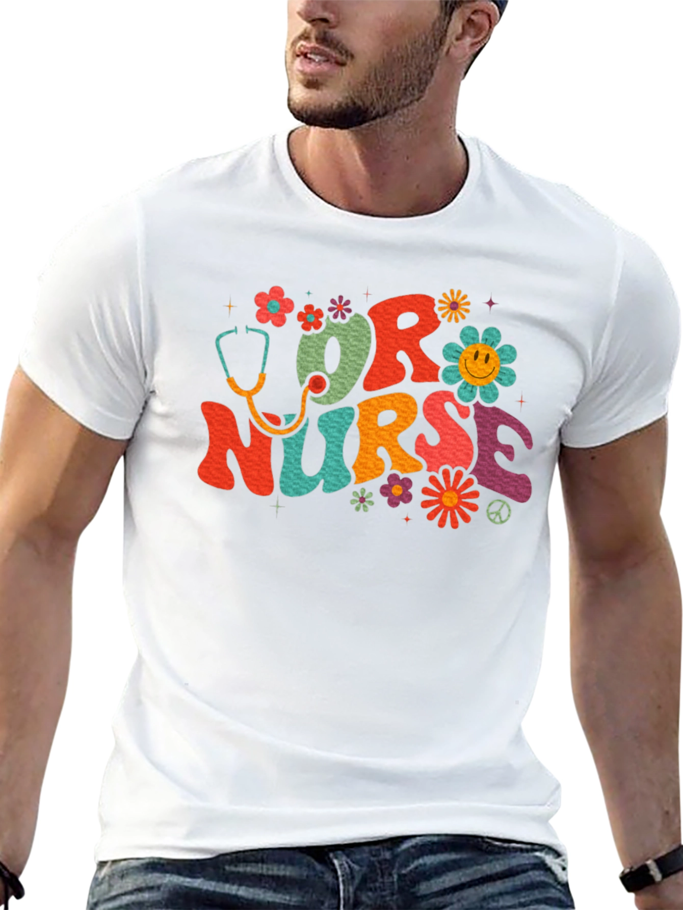 OR Nurse Retro Style Graphic T-Shirt