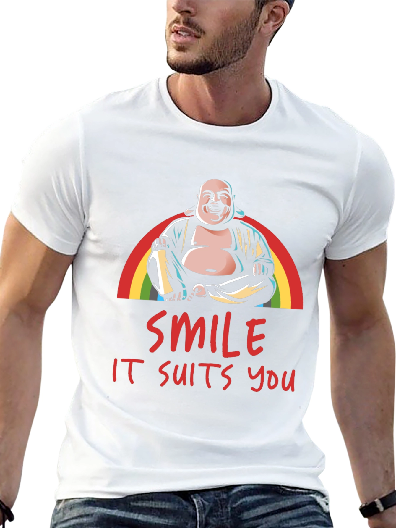 Buddha Smile T-Shirt - It Suits You!