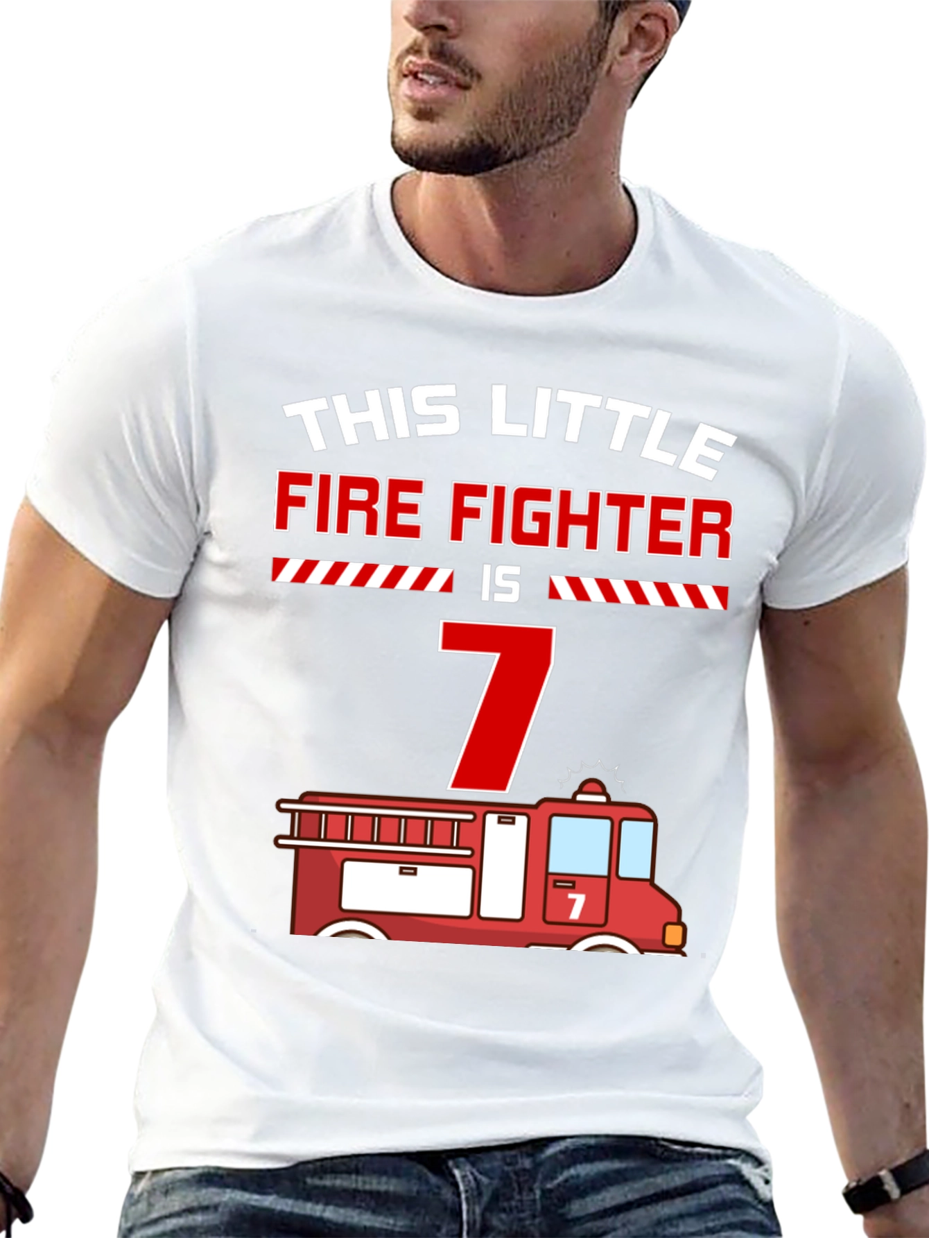 Firefighter Birthday Shirt - This Little Firefighter
