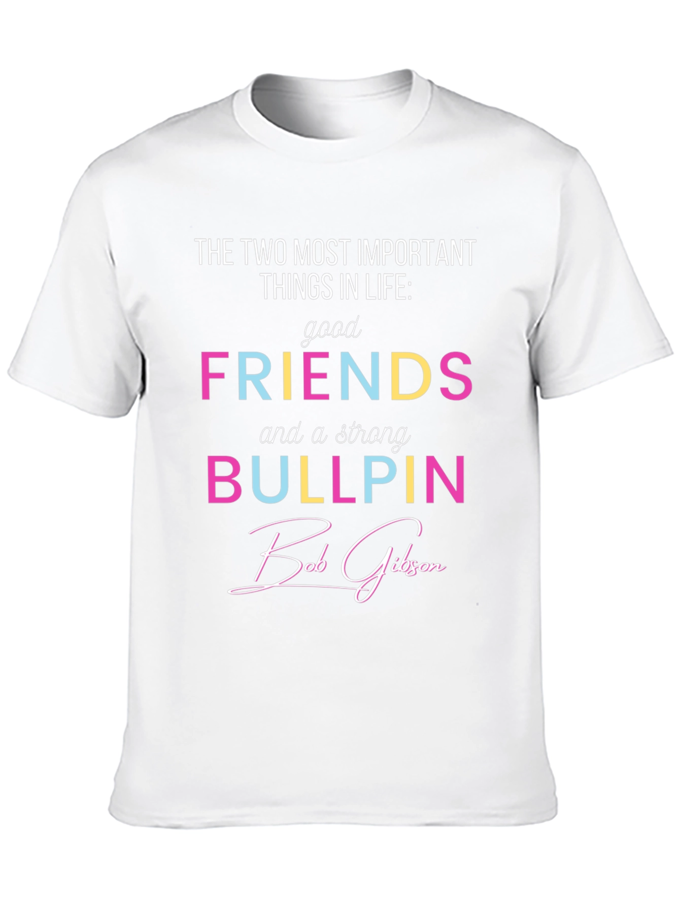 Friends & Bullpen Graphic Tee - Baseball Fan T-Shirt