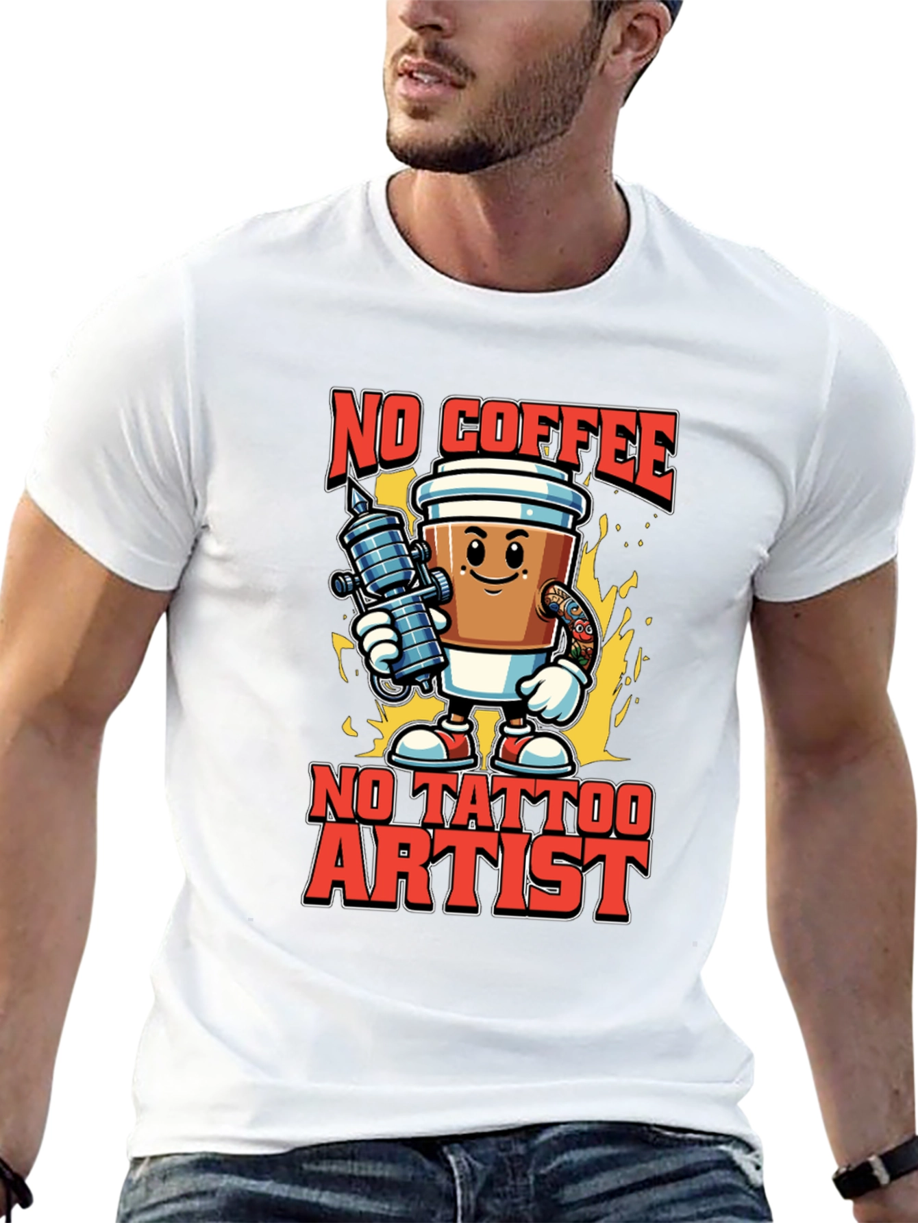 No Coffee No Tattoo Artist T-Shirt