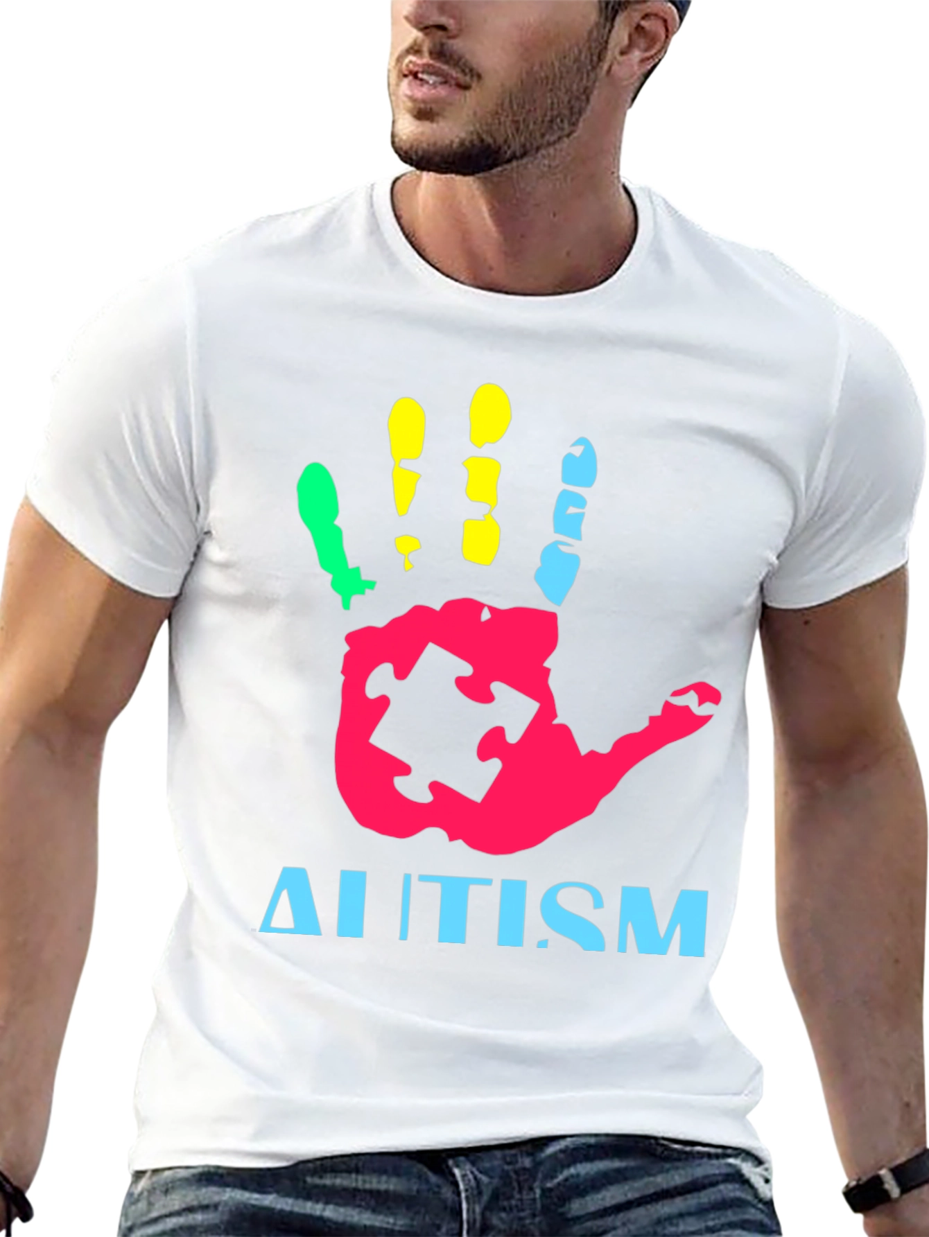 Autism Awareness Handprint T-Shirt