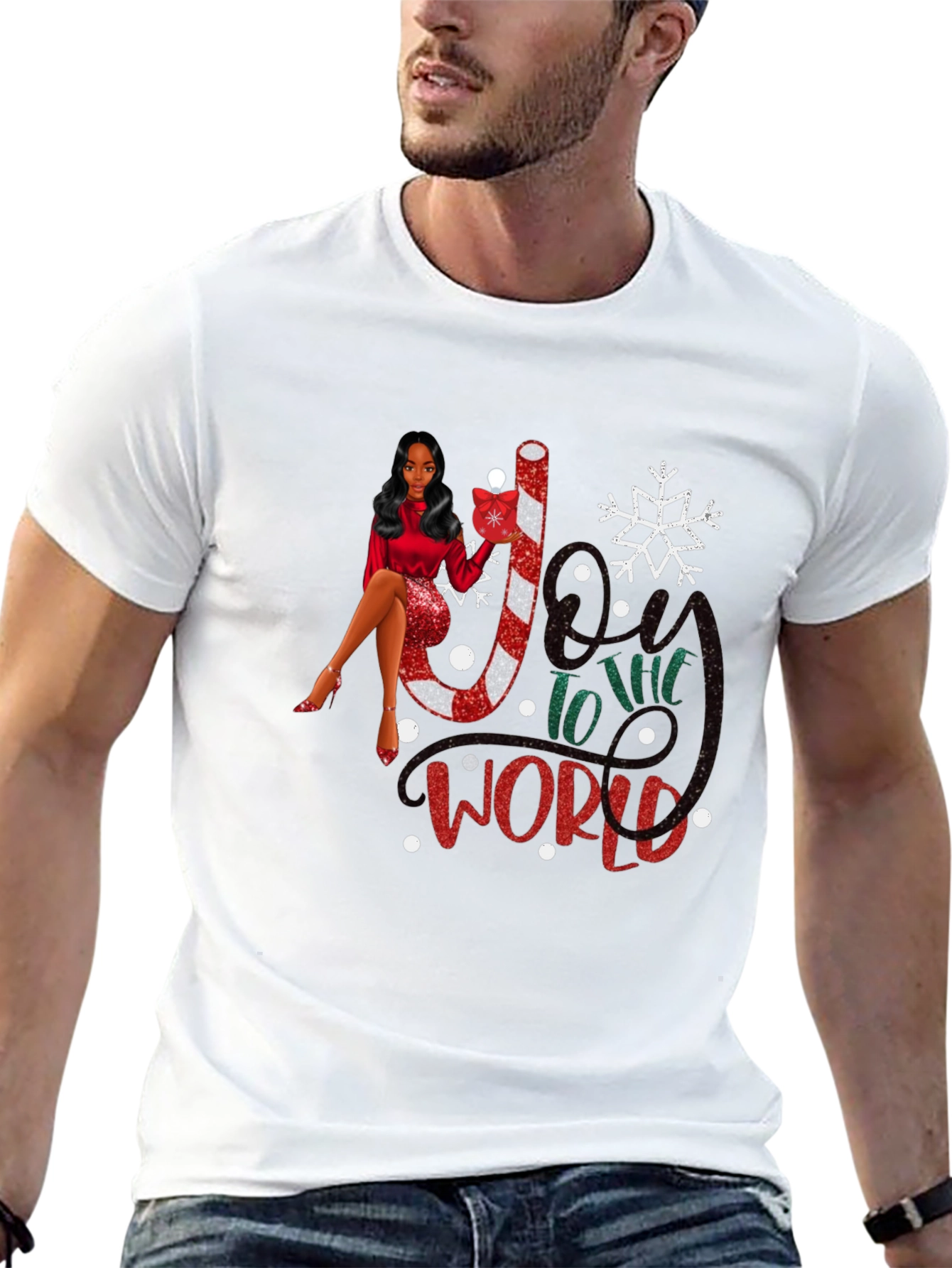 Festive Joy to the World T-Shirt