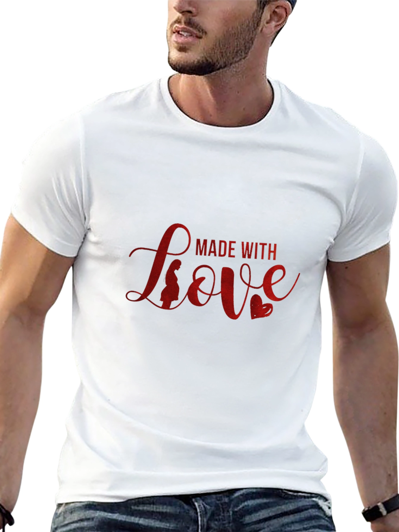 Made with Love Black T-Shirt