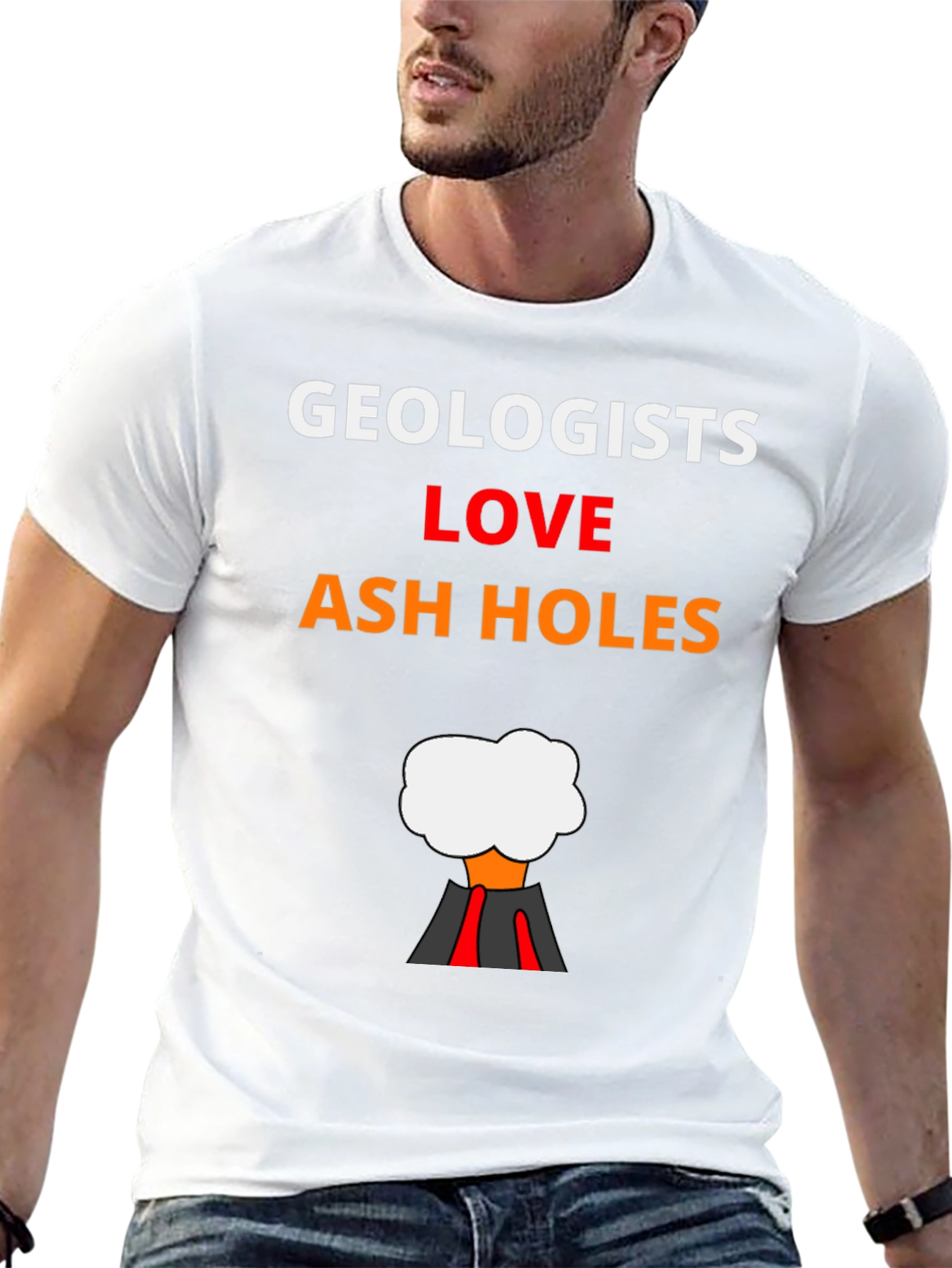 Geologists Love Ash Holes Graphic T-Shirt