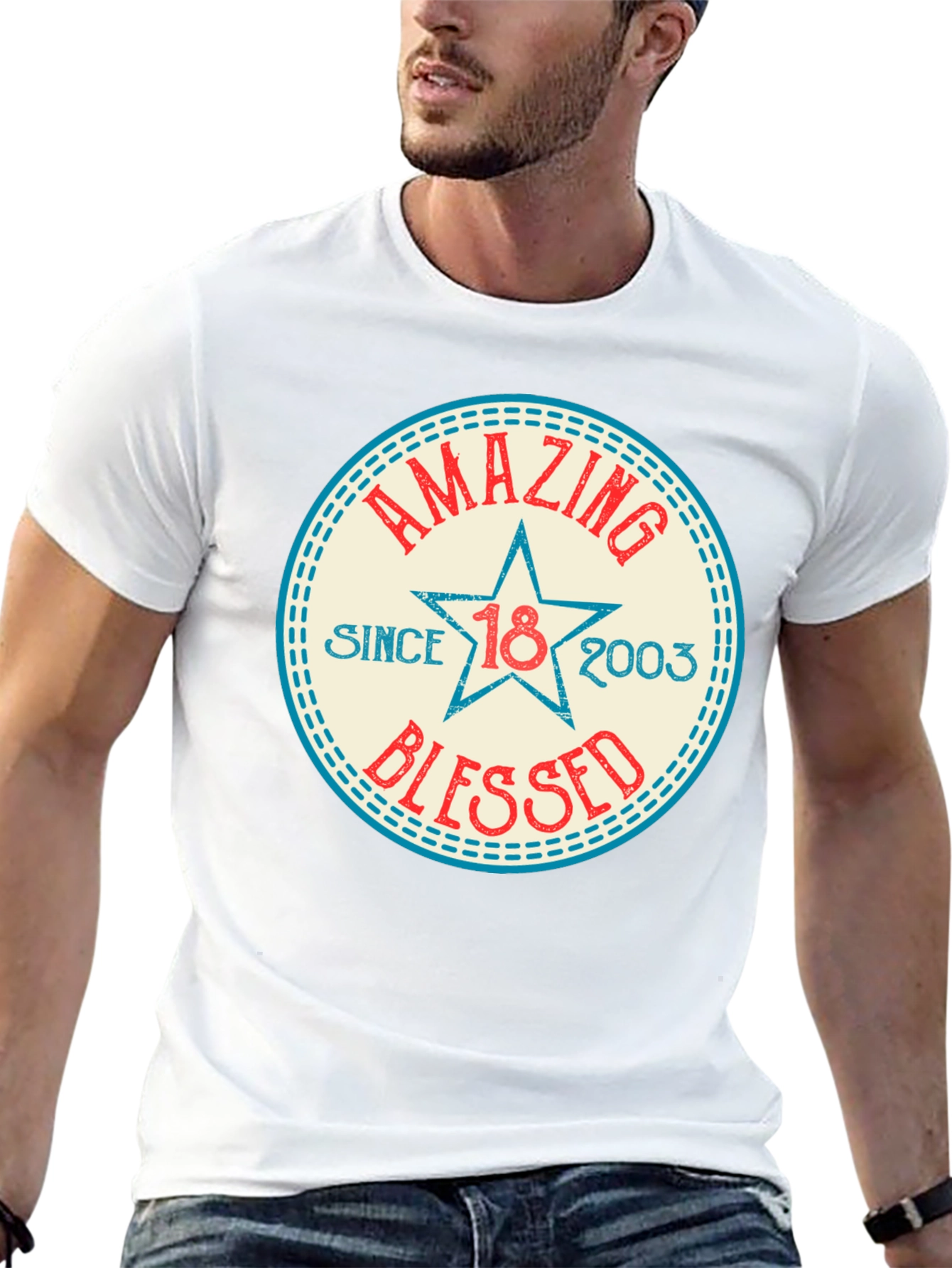 Amazing Since 2003 Blessed T-Shirt