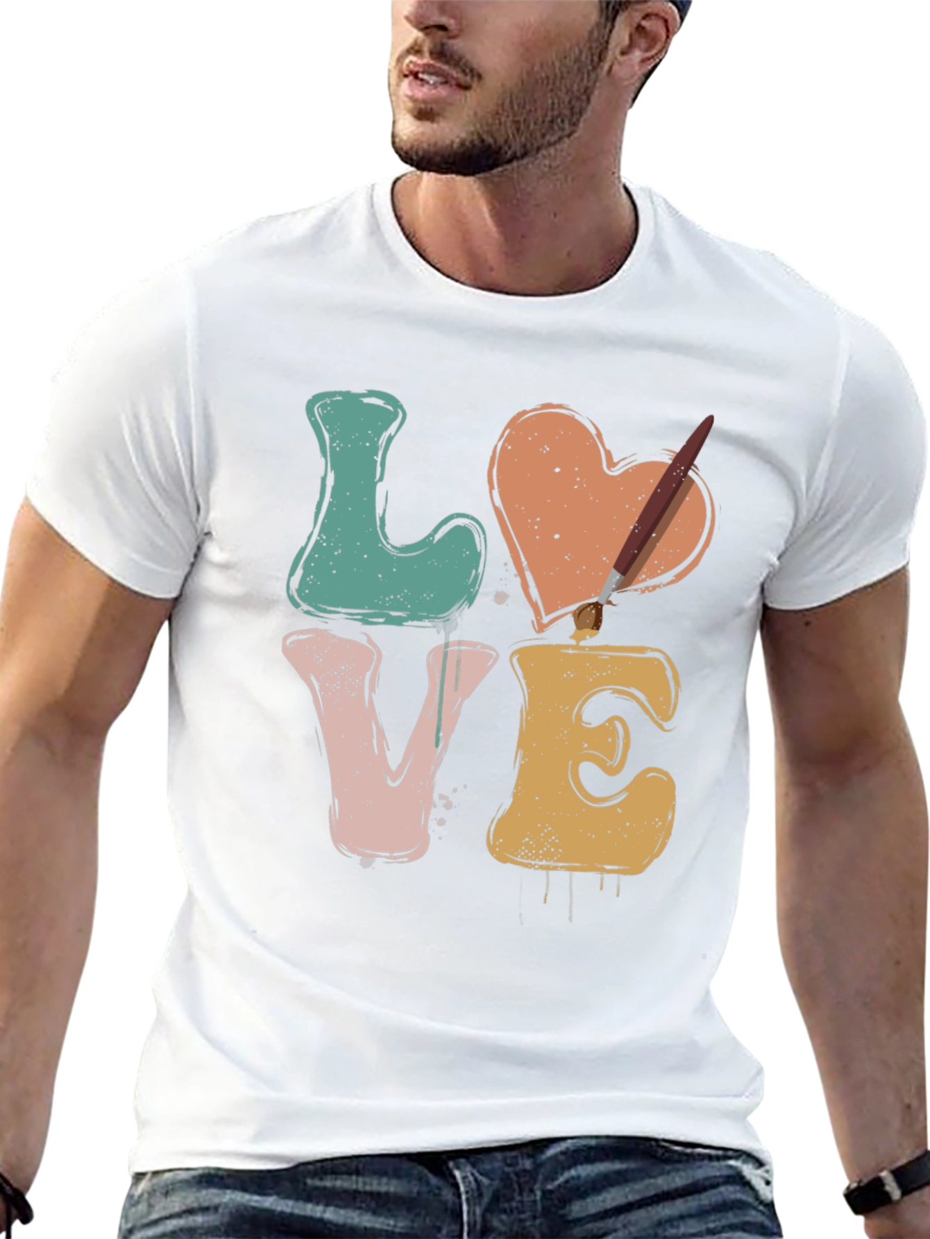 LOVE Artist T-Shirt - Painting Heart Tee