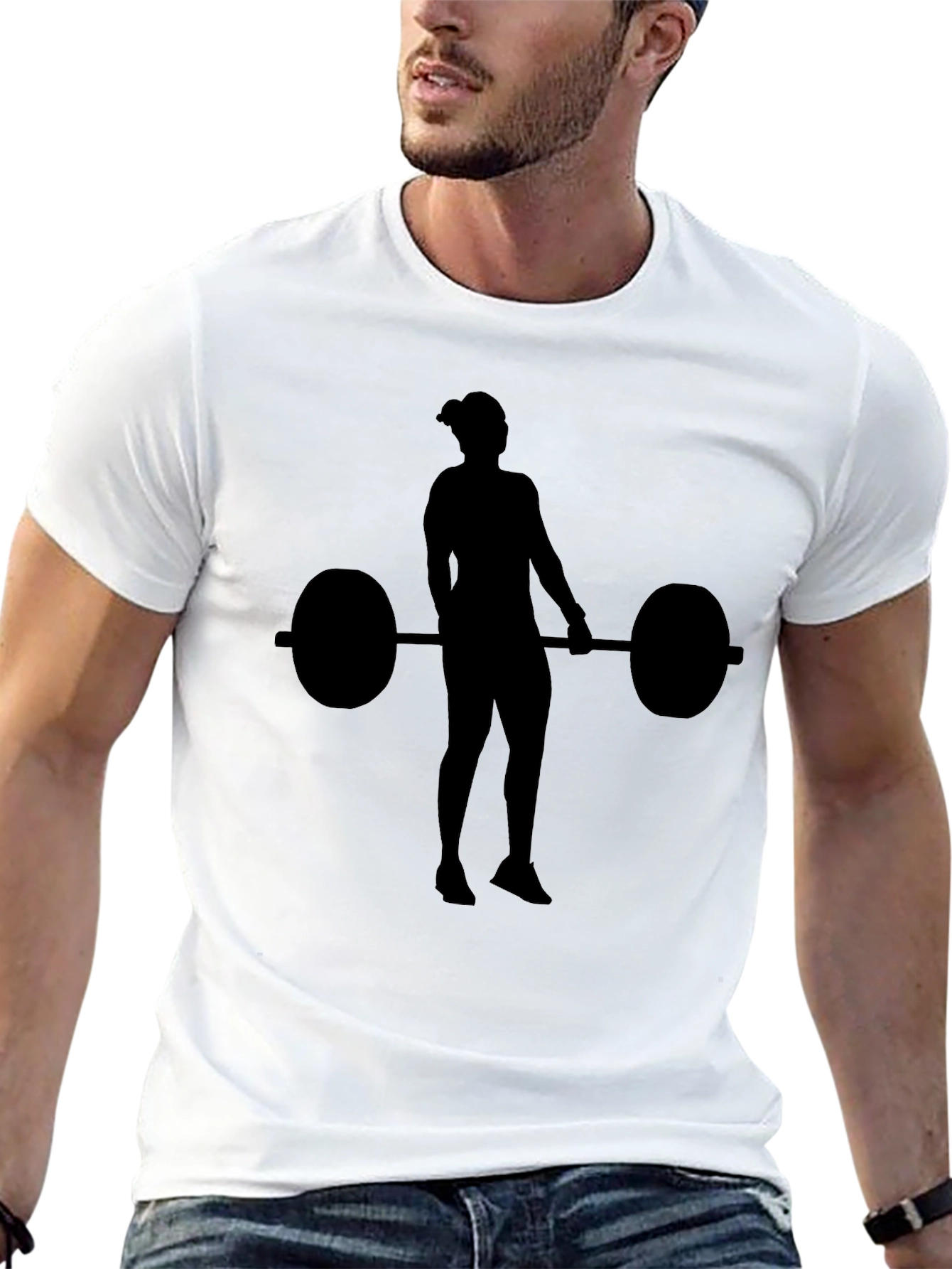 Weightlifting Silhouette T-Shirt