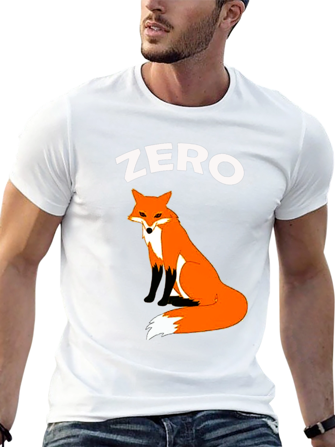 Zero Fox Given T-Shirt - Cute Animal Graphic Tee