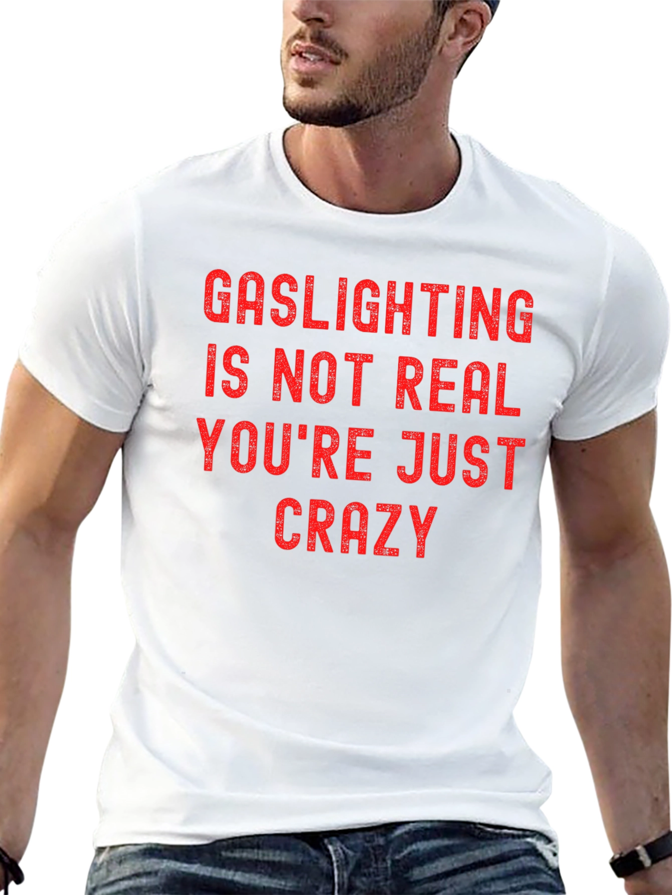 Gaslighting Graphic Tee - Bold Statement Shirt