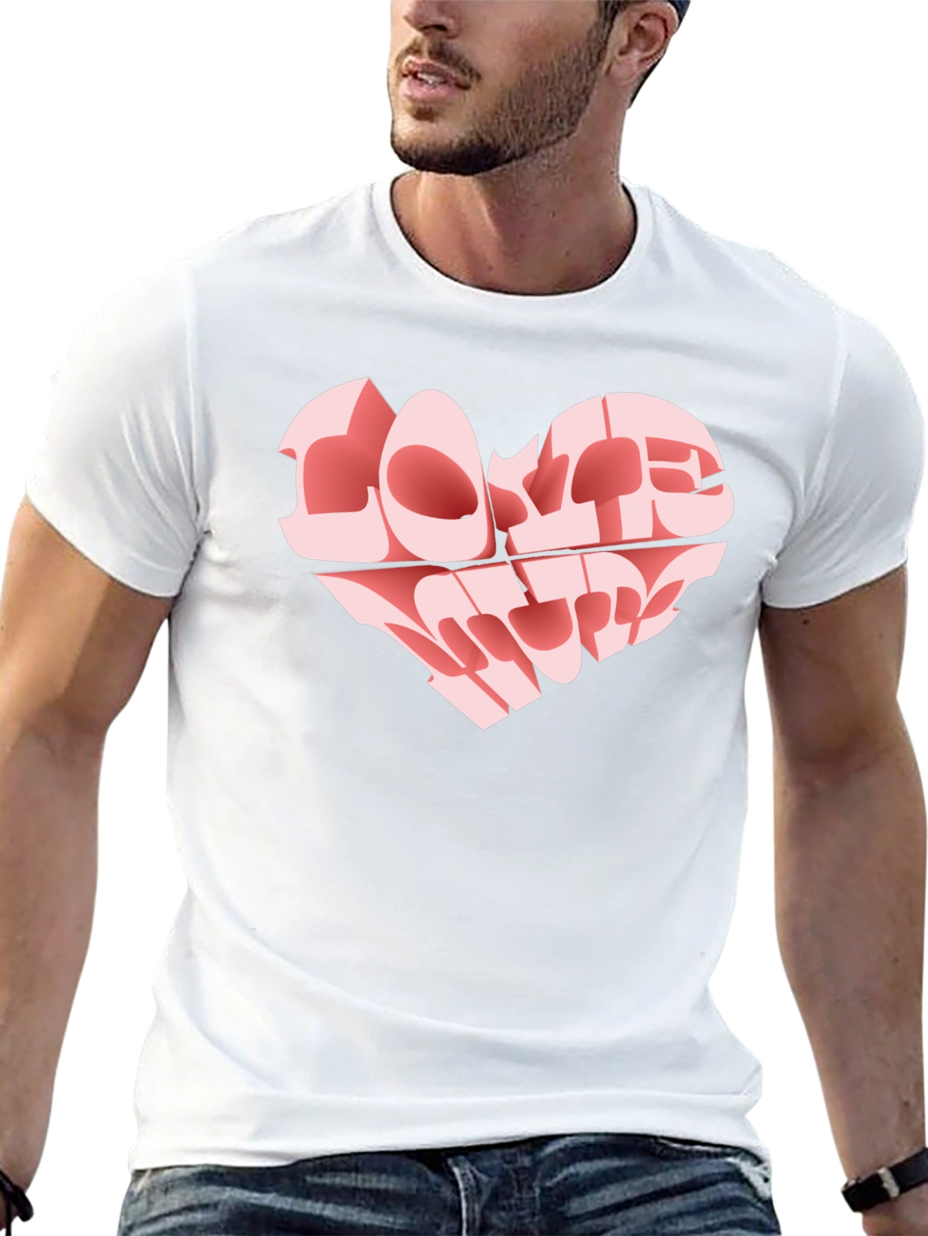 Love You Heart T-Shirt