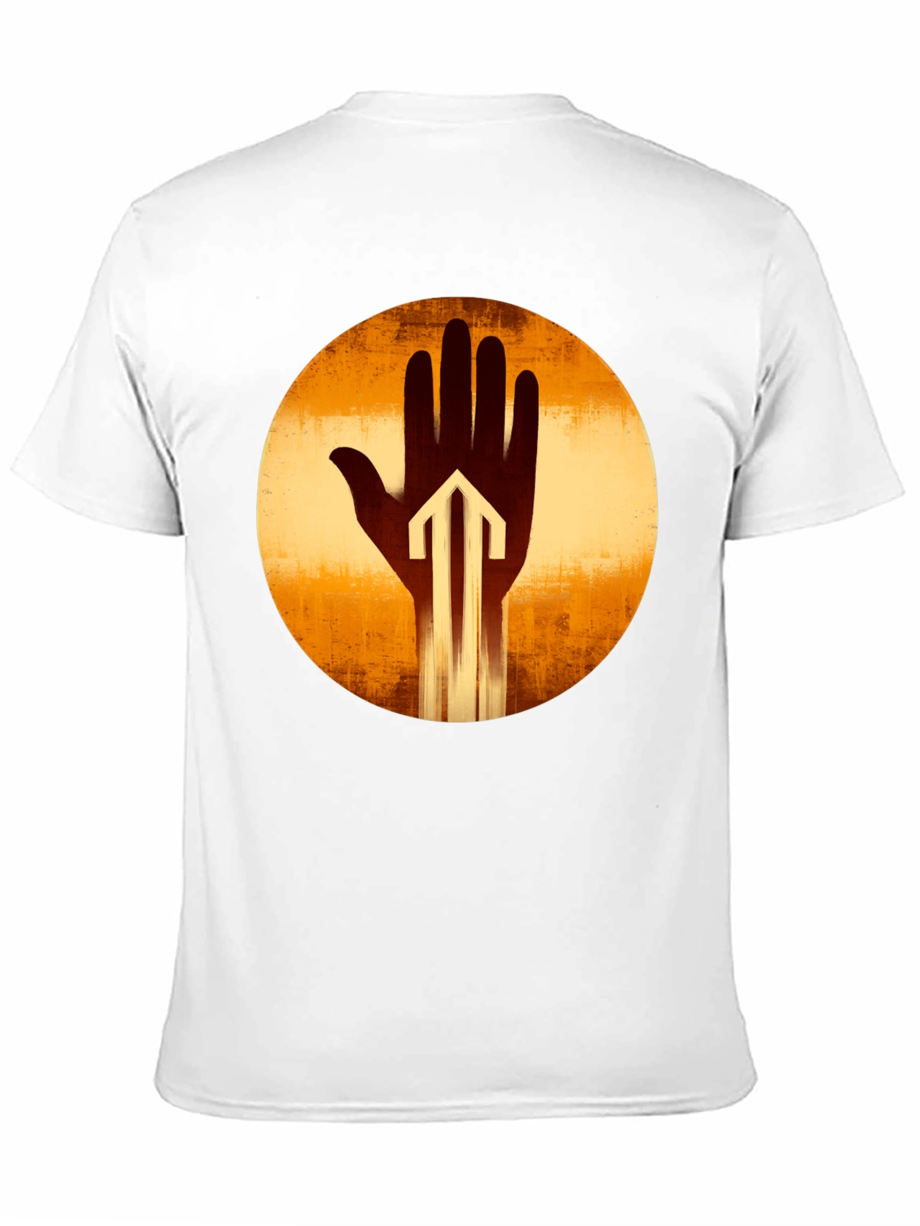 Symbolic Hand Graphic Print Tee