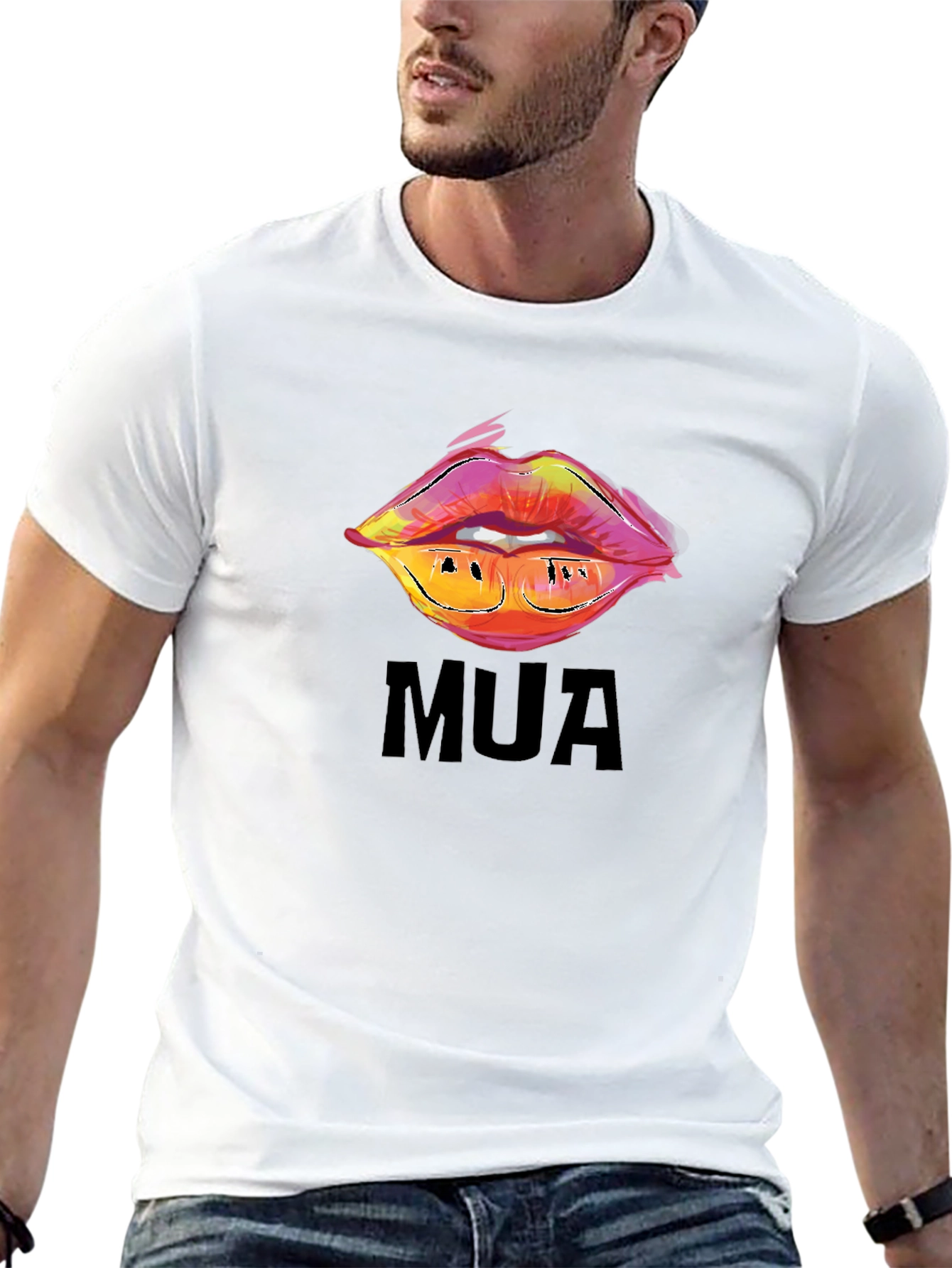 MUA Lips Graphic Tee - Stylish & Trendy