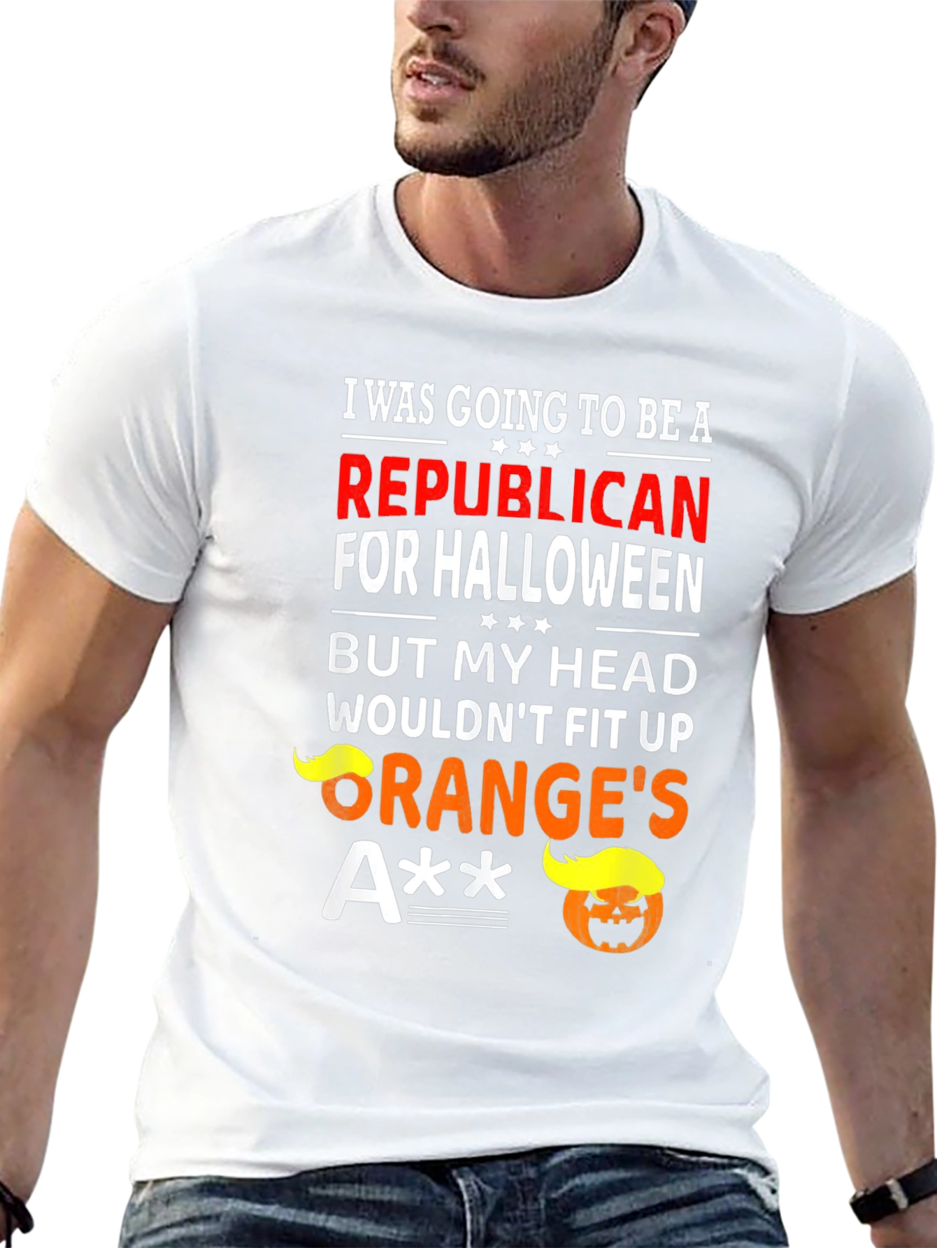 Funny Anti-Trump Halloween Republican T-Shirt