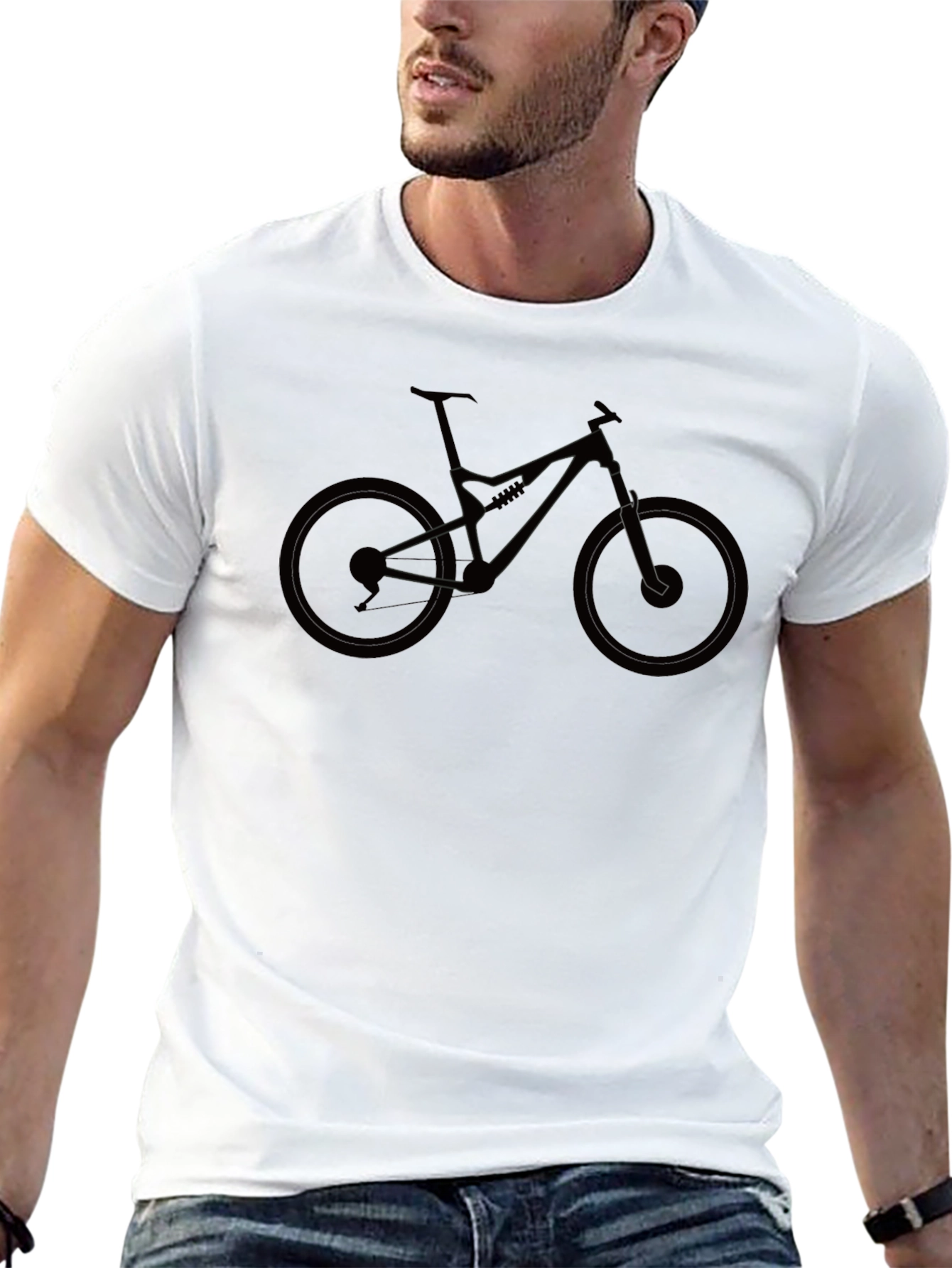 Mountain Bike Graphic Tee - Black