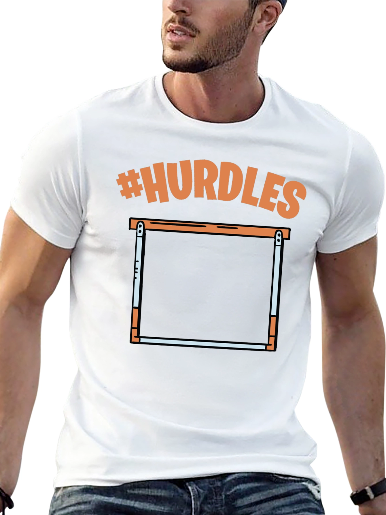 Hurdles Graphic T-Shirt - Athletic Tee