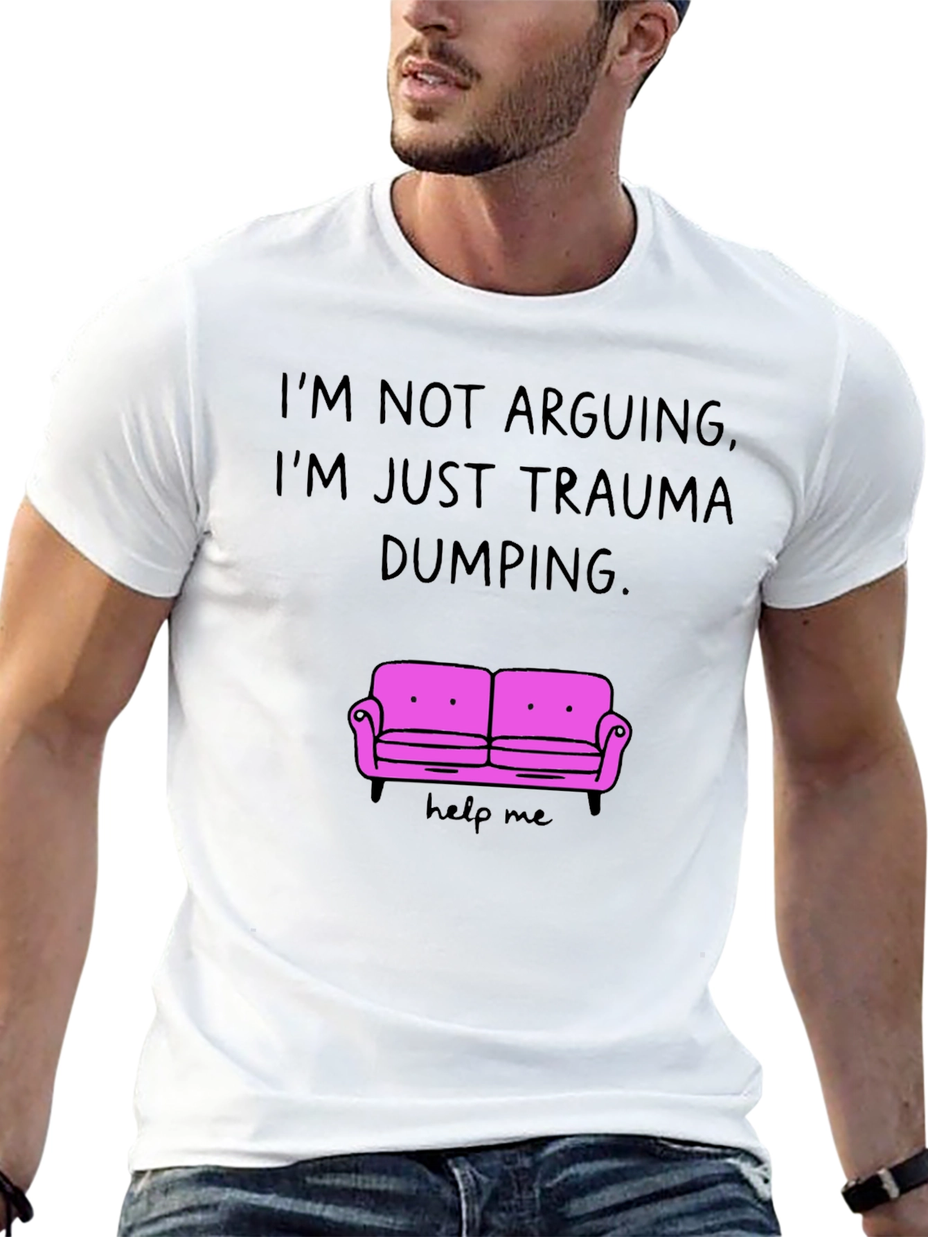 Trauma Dumping Humor T-Shirt