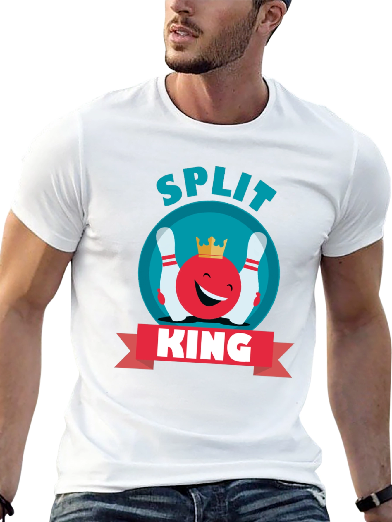 Split King Bowling T-Shirt