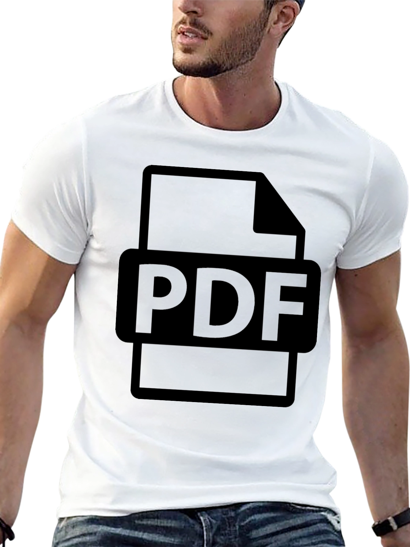 PDF File Graphic T-Shirt - Document Design Tee