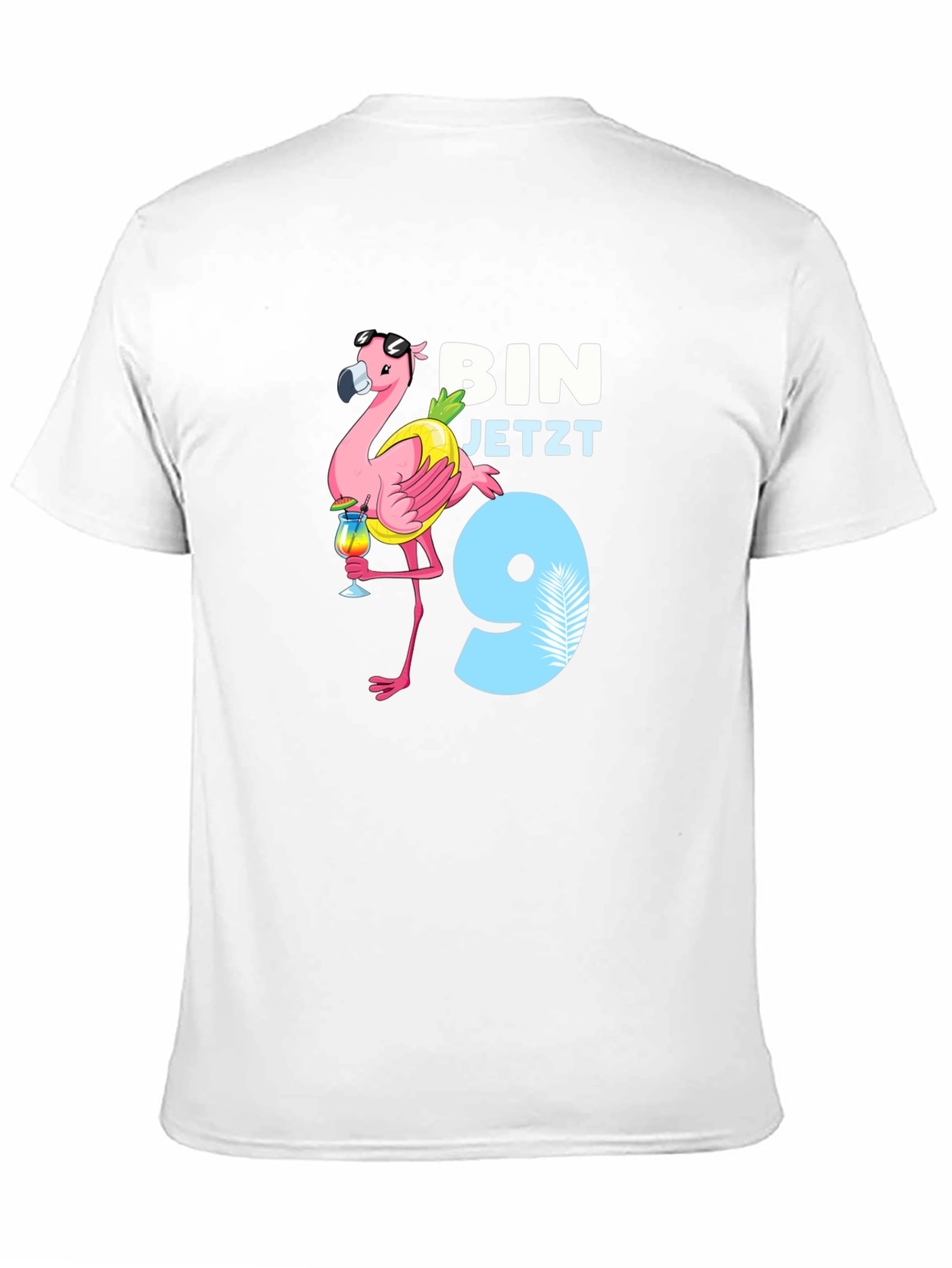 Flamingo Birthday Boy T-Shirt - Im 9!
