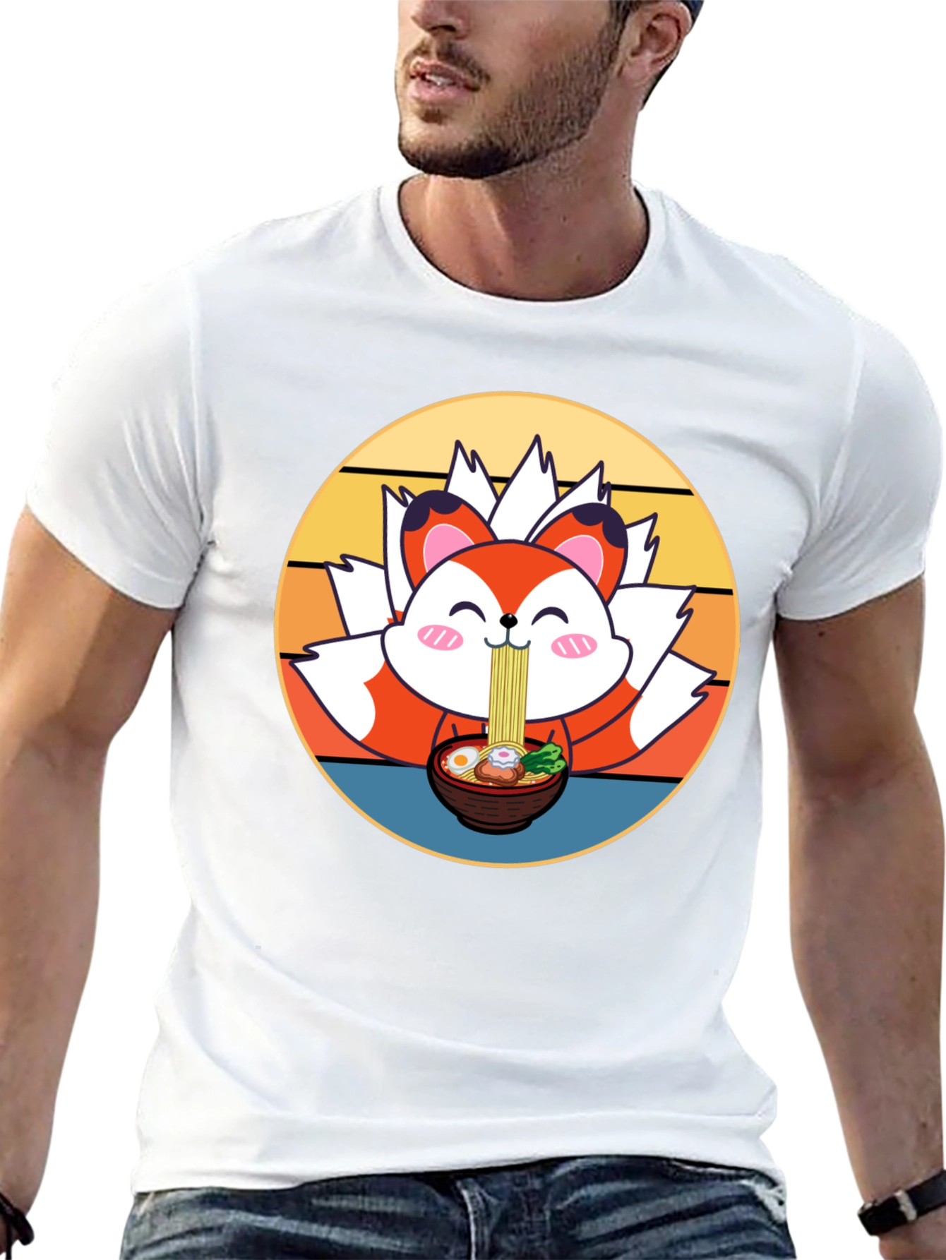 Cute Ramen Fox T-Shirt