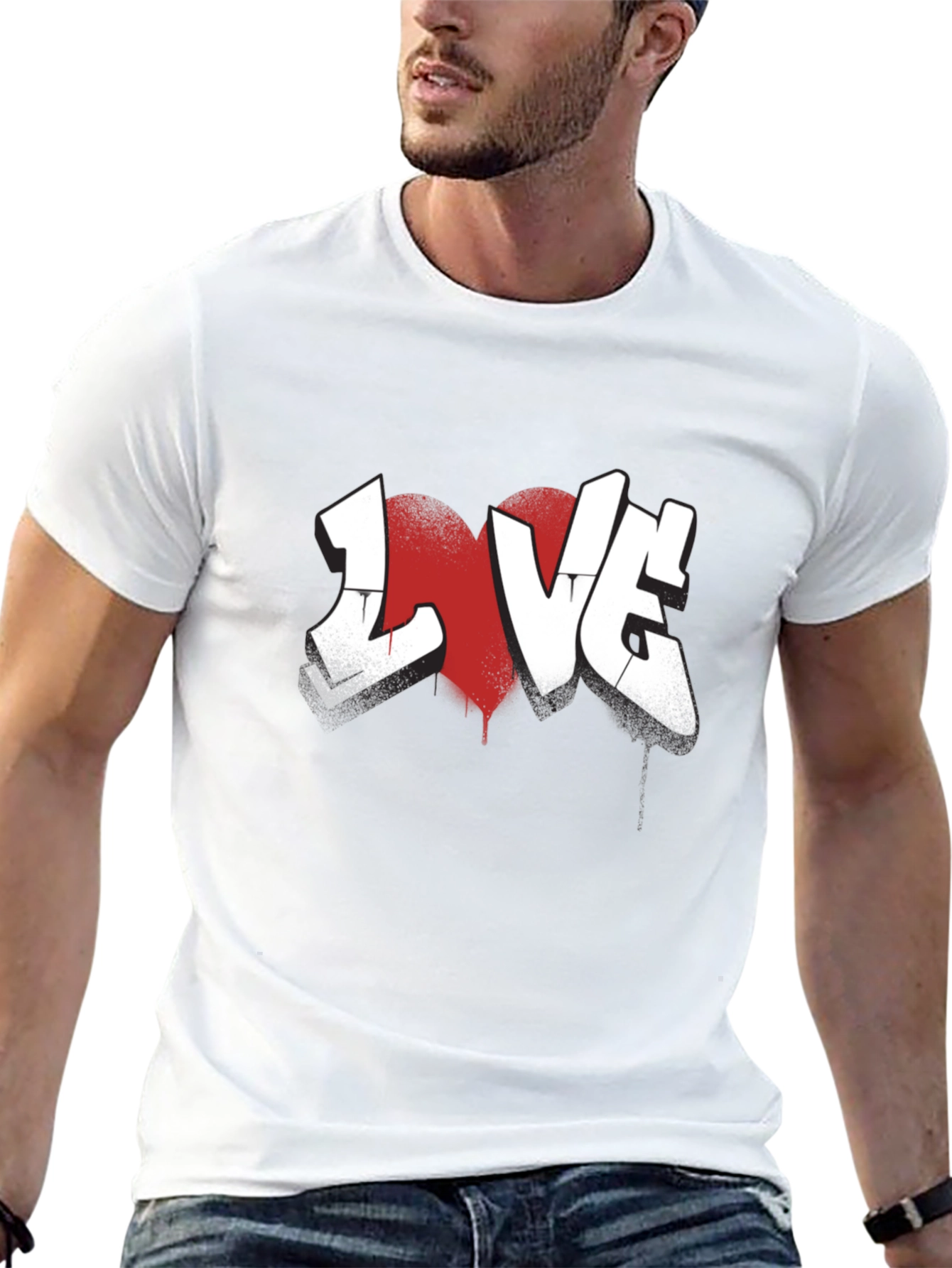 Love Graffiti T-Shirt - Casual Wear