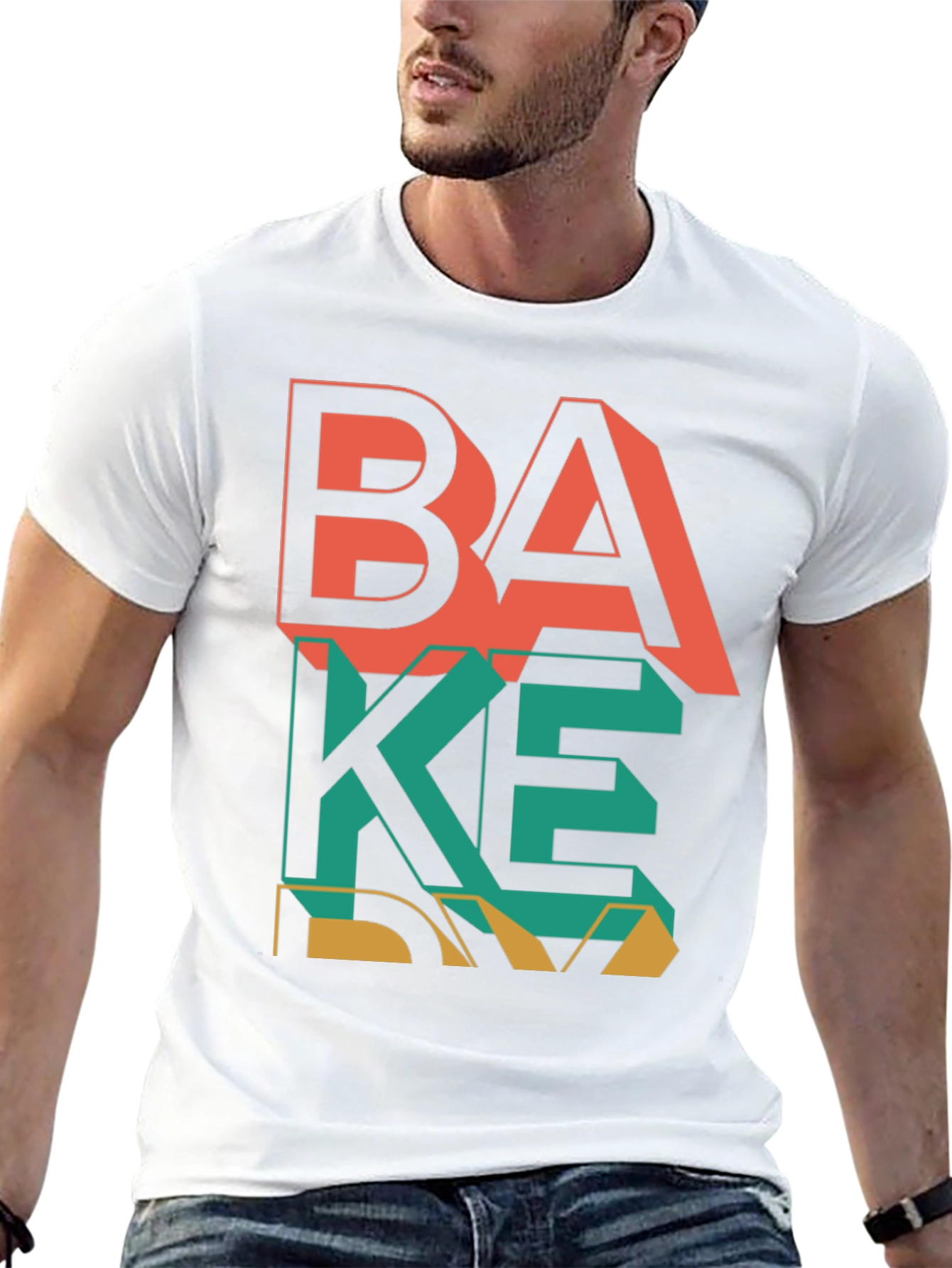 Bold Graphic T-Shirt - BAKE Design