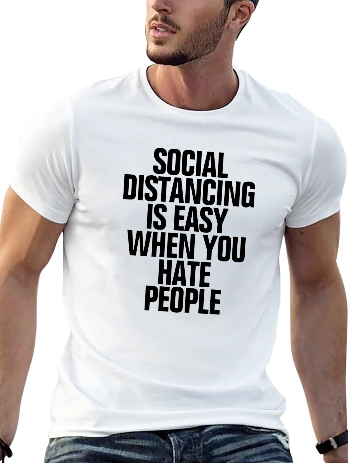 Social Distancing Hates People T-Shirt