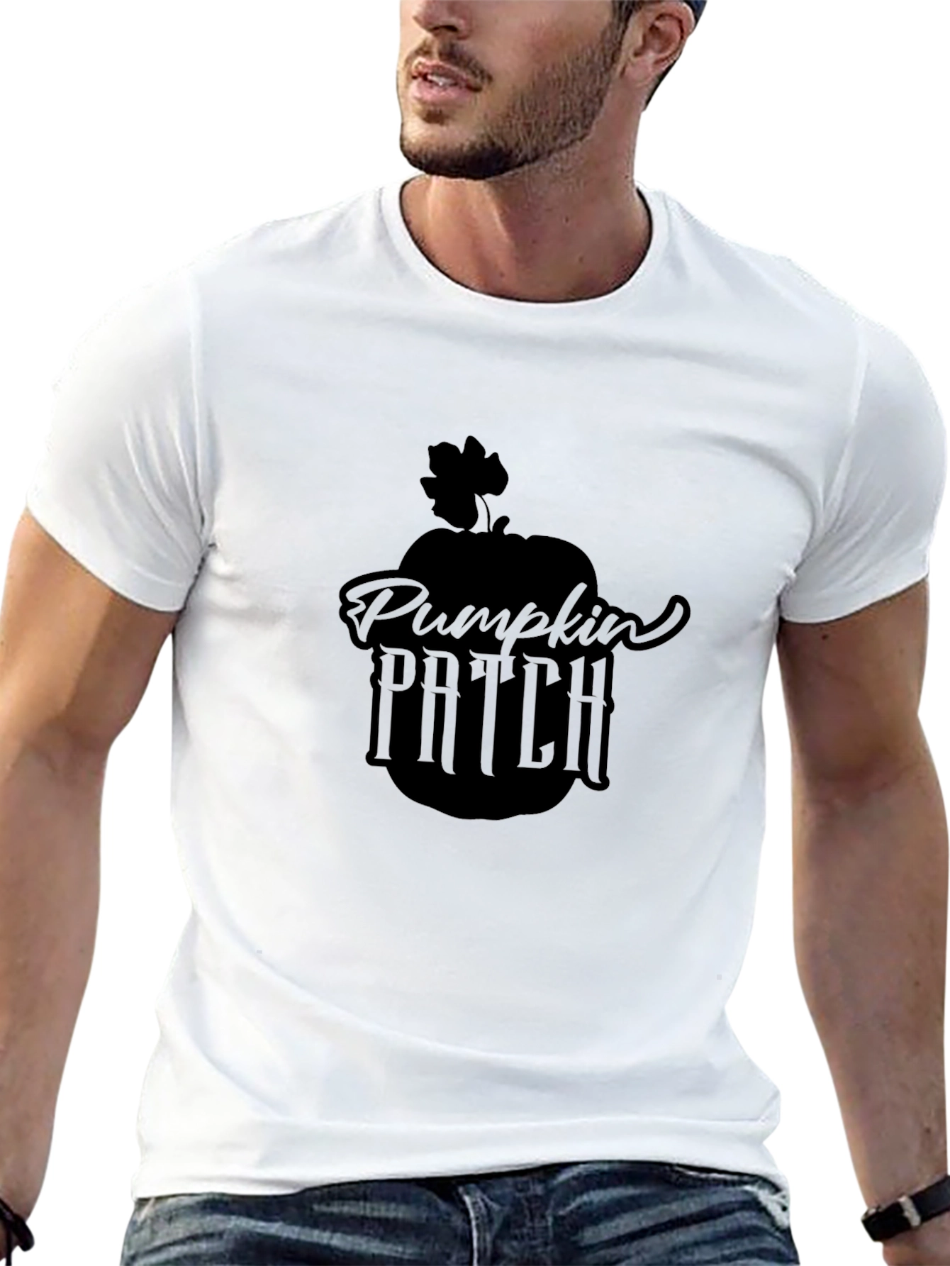 Pumpkin Patch Graphic T-Shirt - Halloween Style