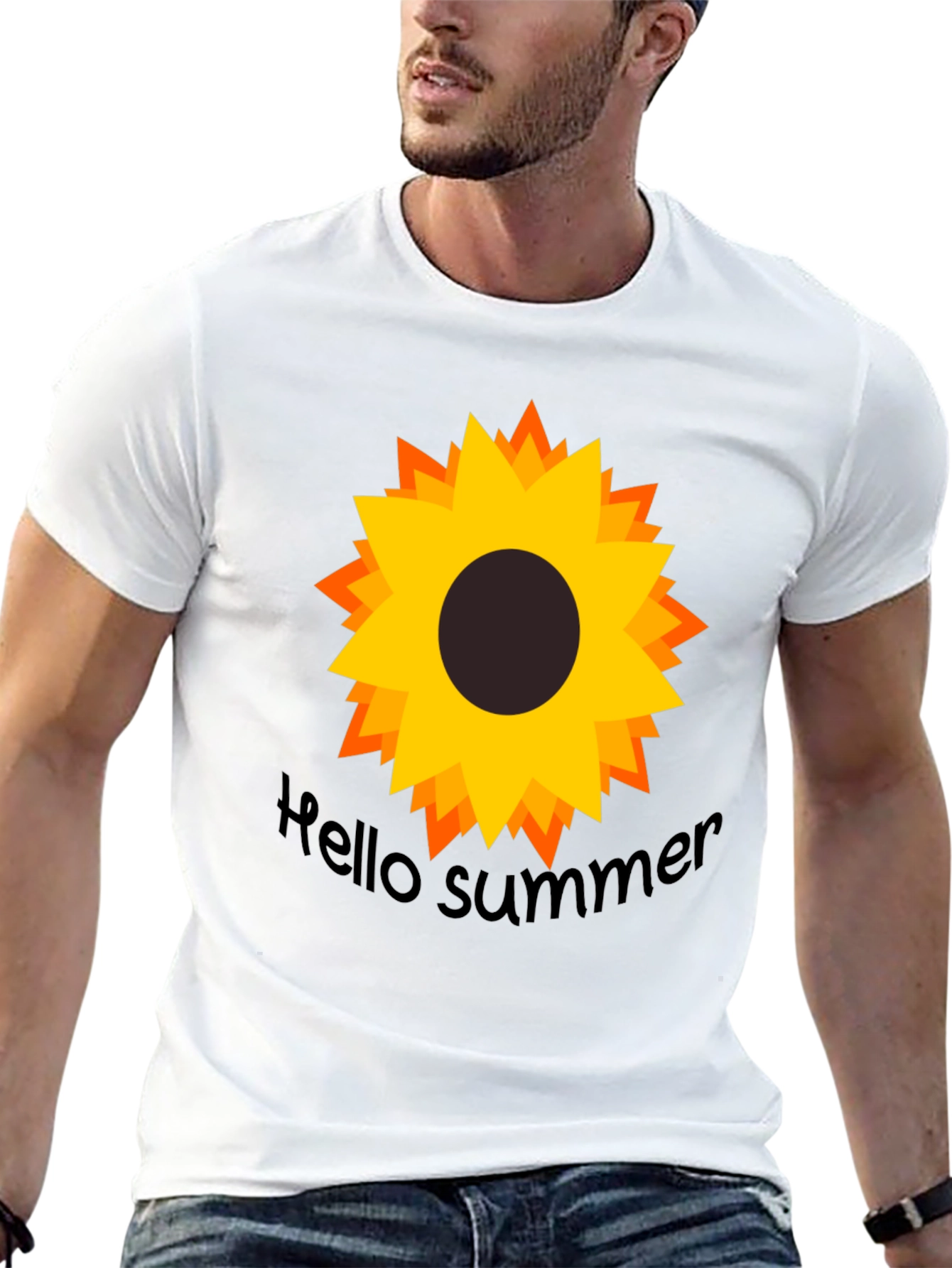 Sunflower Hello Summer Graphic Tee