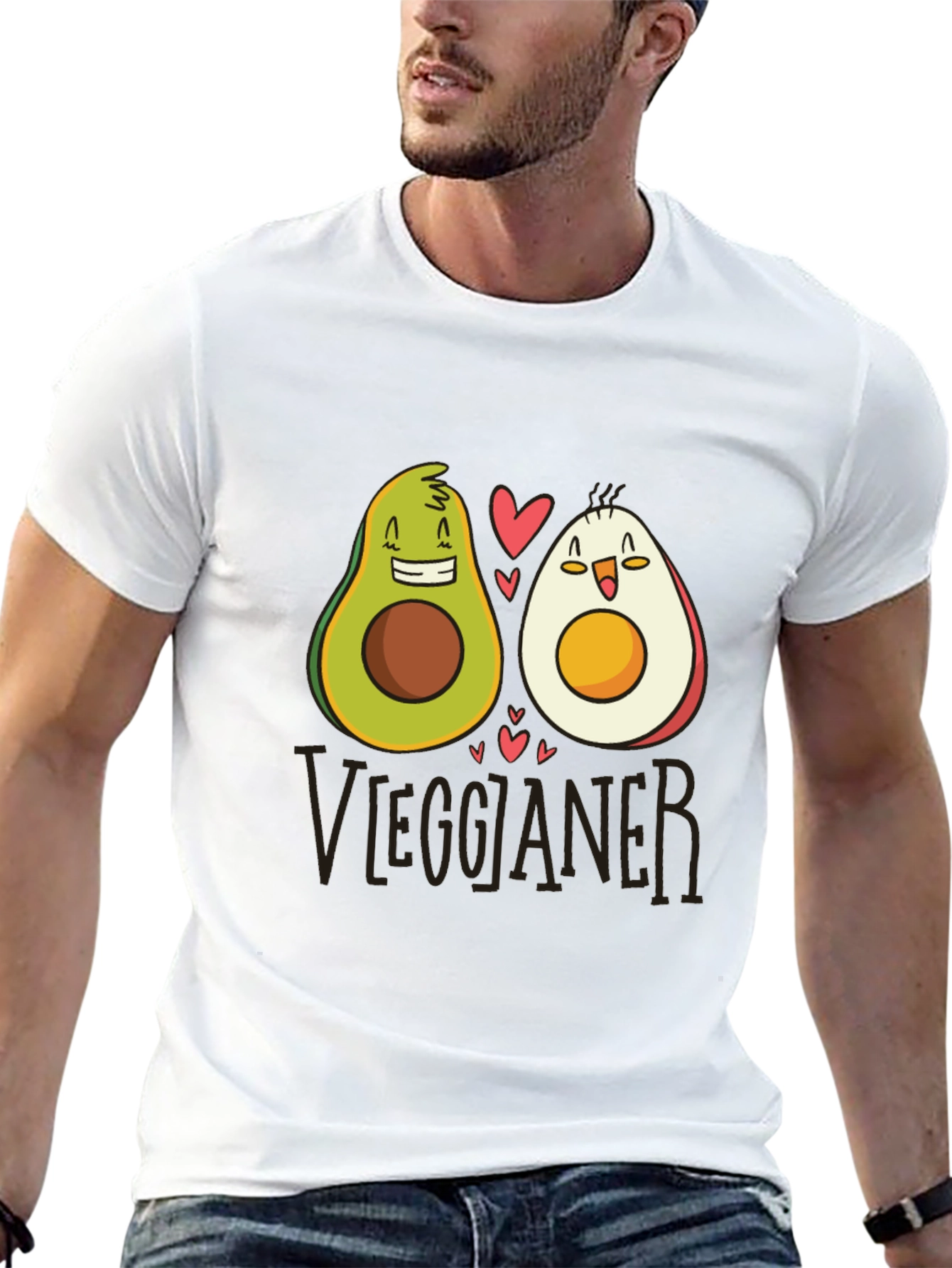 Avocado & Egg Couple Graphic Tee
