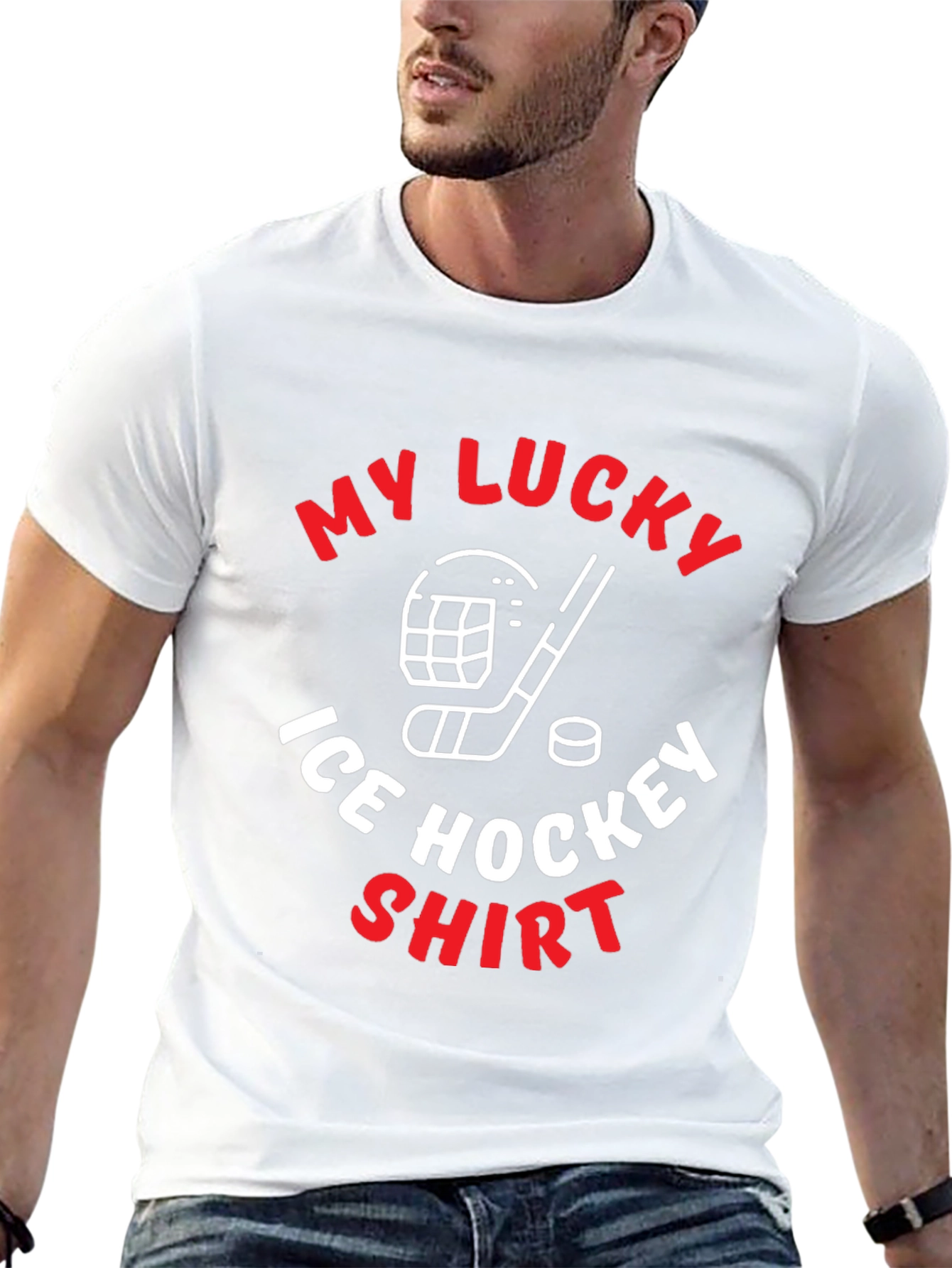 My Lucky Ice Hockey Shirt - Graphic Tee