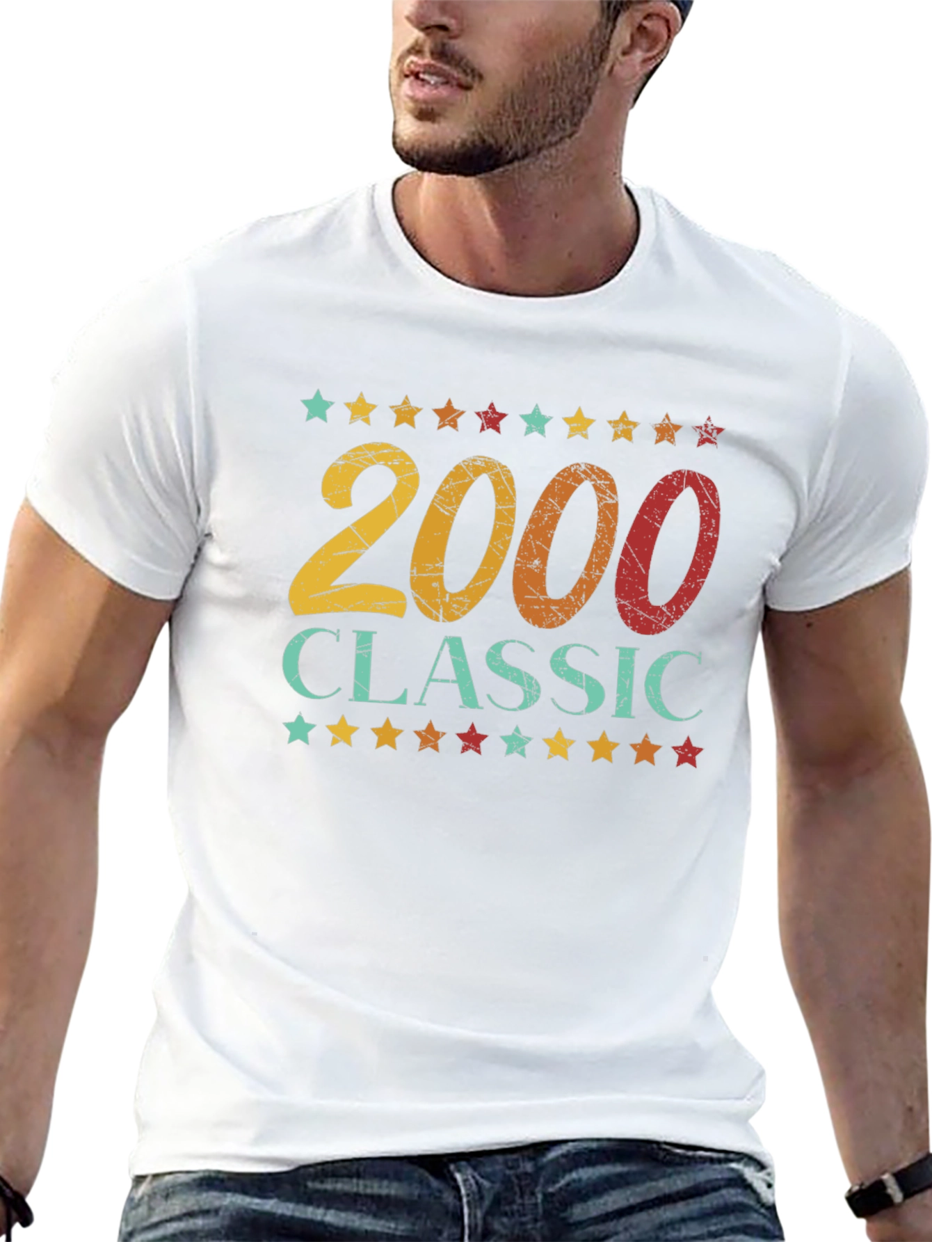 2000 Classic Graphic Tee - Retro Birthday Shirt